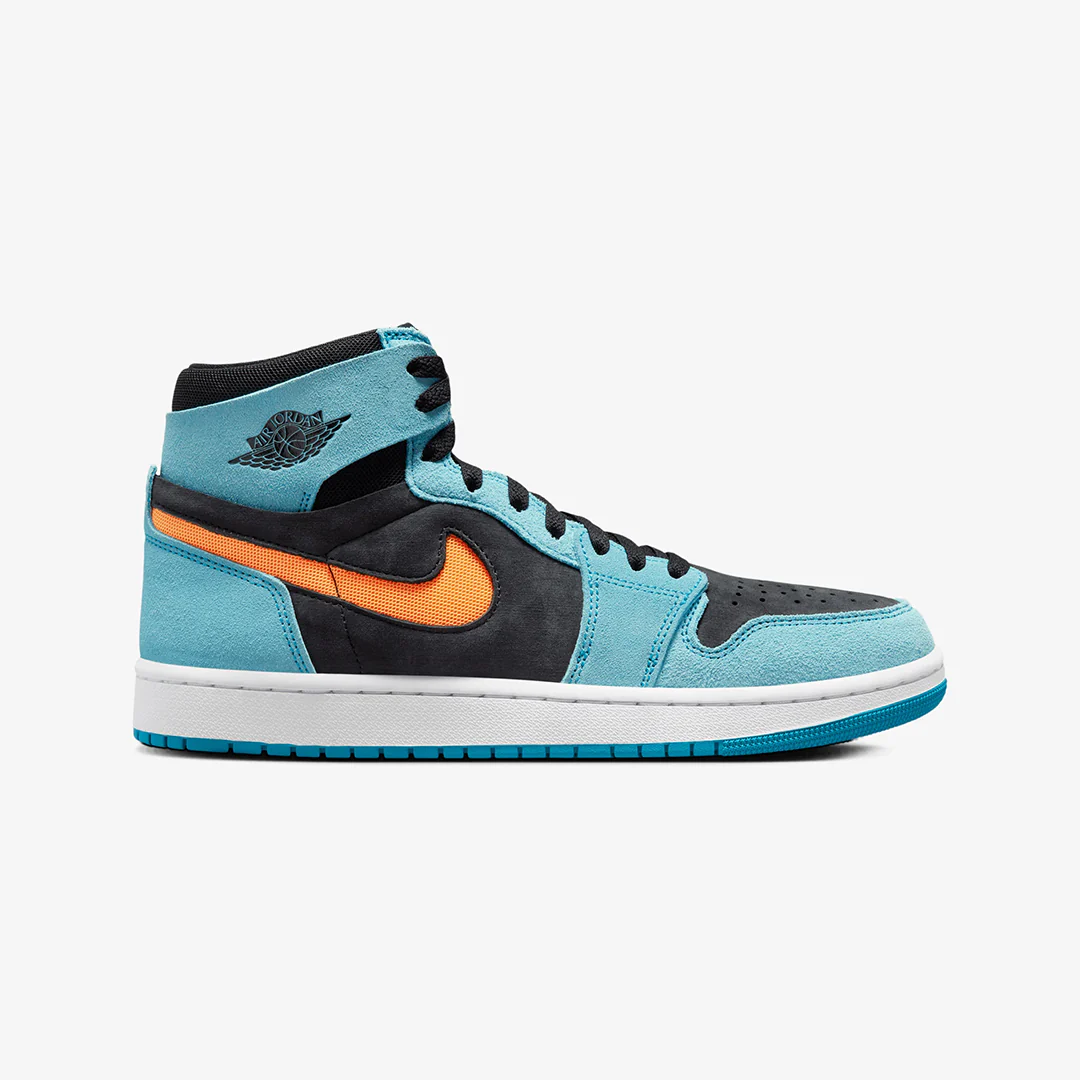 Jordan | AIR JORDAN 1 ZOOM CMFT 2 { BLEACHED AQUA/BLACK/WHITE/BRIGHT