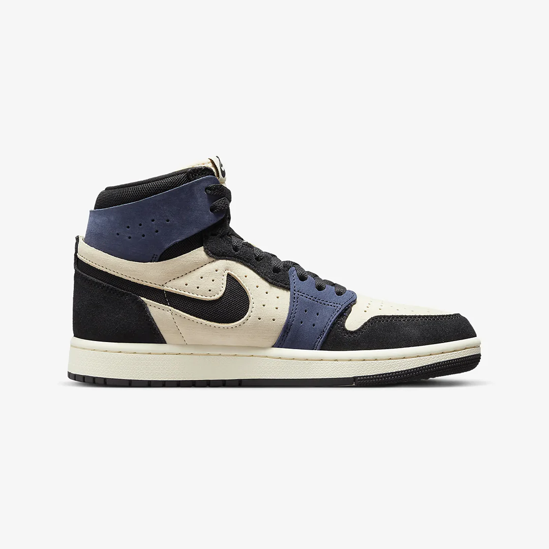 Jordan | AIR JORDAN 1 ZOOM CMFT 2 { MUSLIN/BLACKENED BLUE/COCONUT