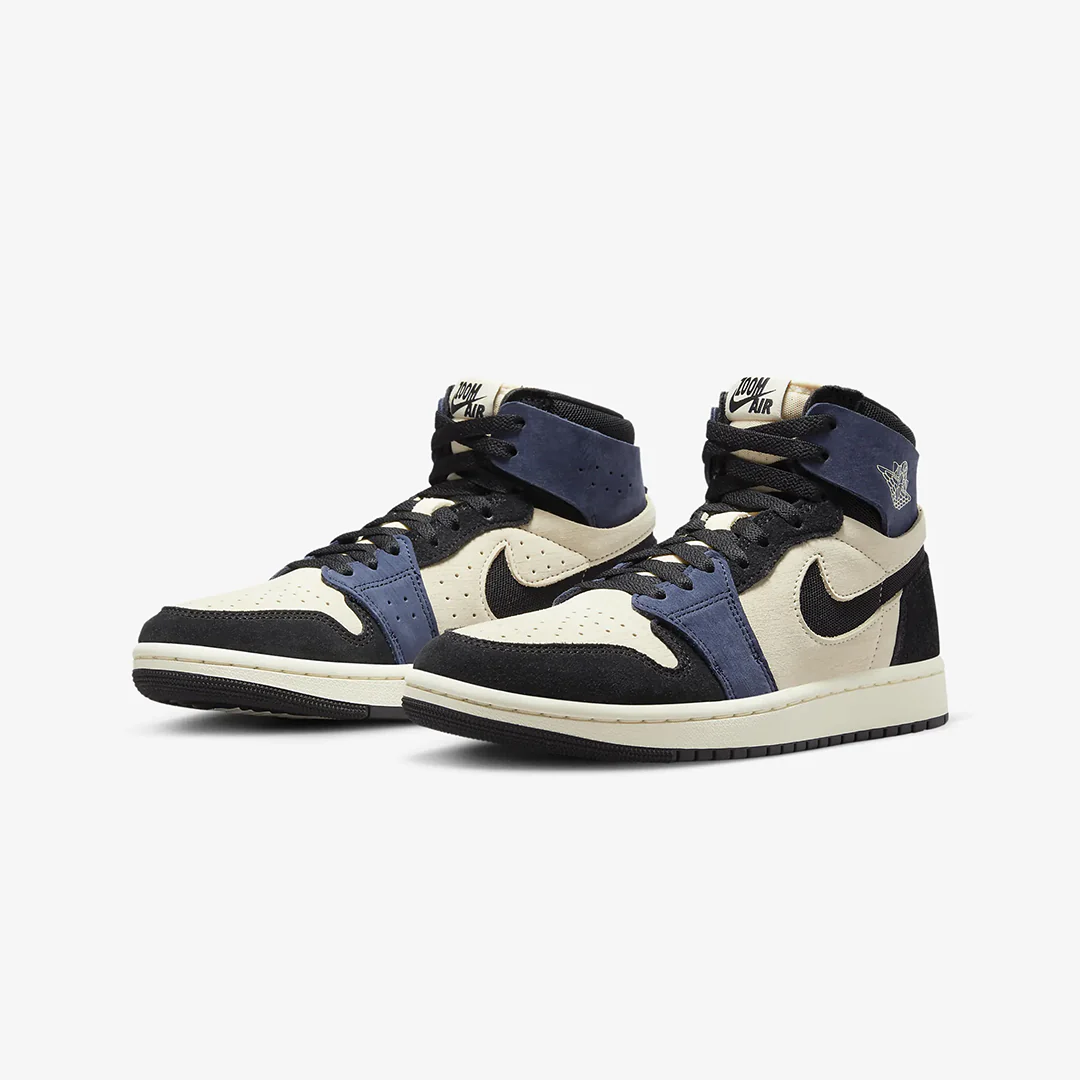 Jordan | AIR JORDAN 1 ZOOM CMFT 2 { MUSLIN/BLACKENED BLUE/COCONUT - Image 2