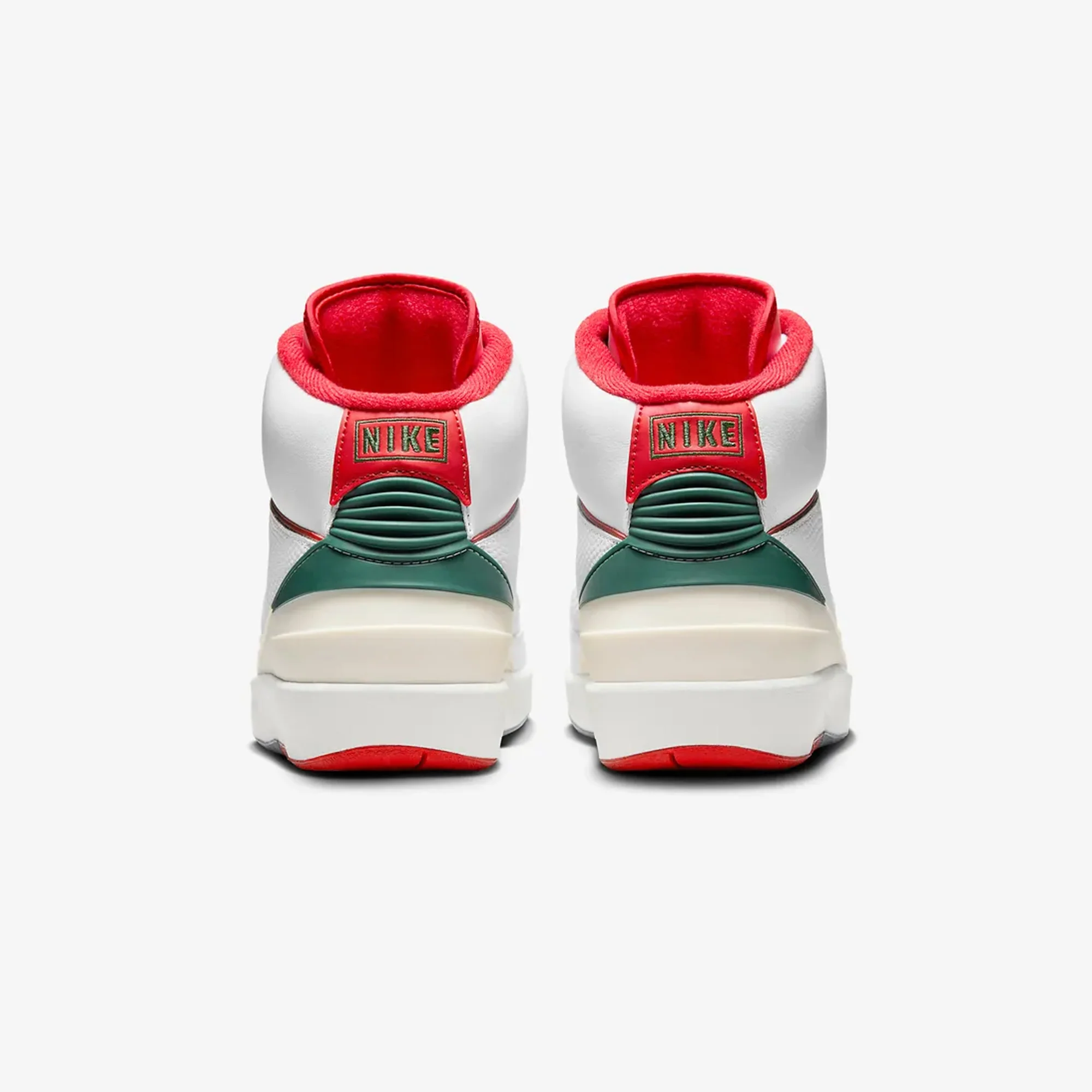 Jordan | AIR JORDAN 2 "ORIGINS" { WHITE/FIRE RED-FIR-SAIL - Image 3