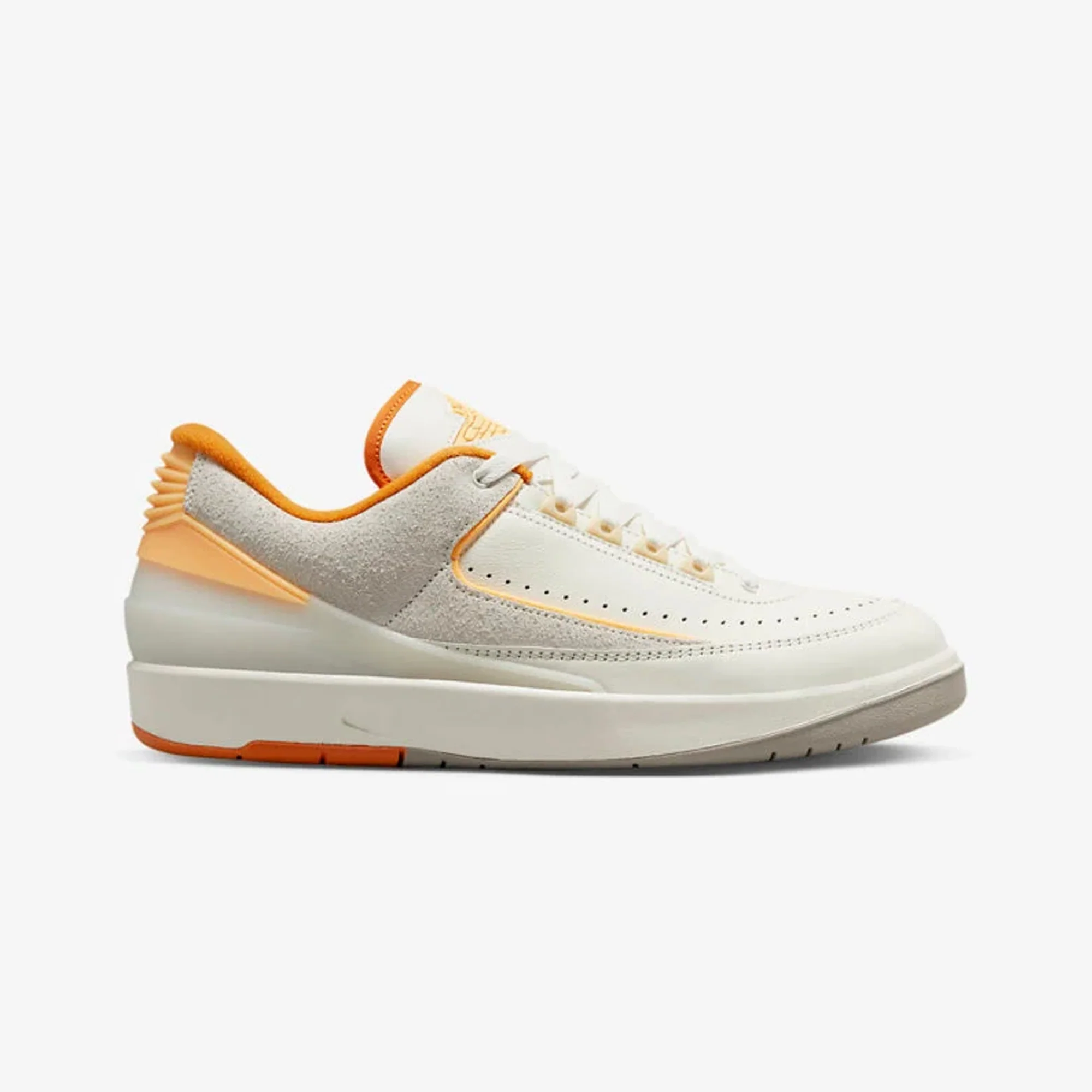 Jordan | AIR JORDAN 2 RETRO LOW { SAIL/MELON TINT-LIGHT CURRY-COBBLESTONE