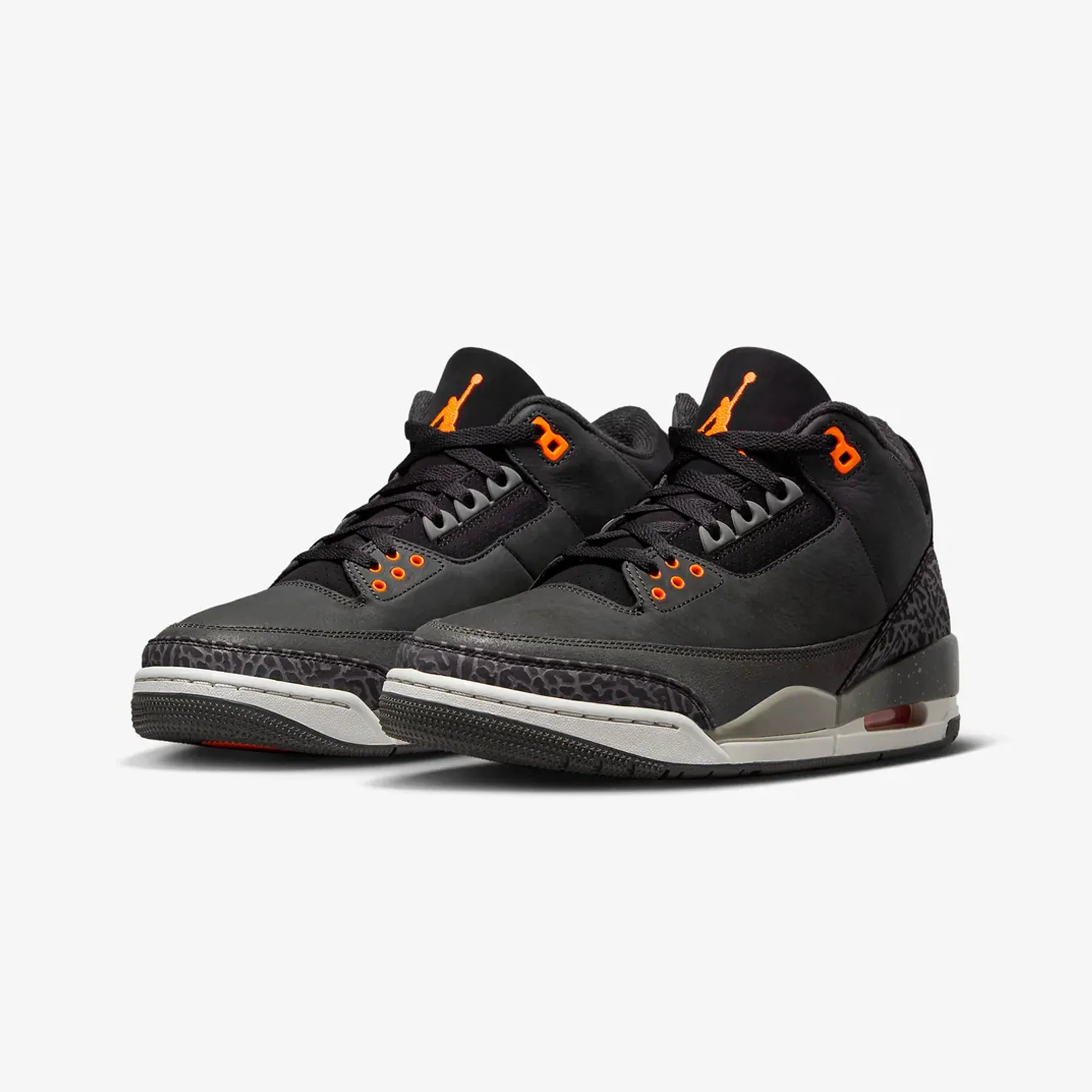 Jordan | AIR JORDAN 3 "FEAR" { NIGHT STADIUM/TOTAL ORANGE-BLACK - Image 2