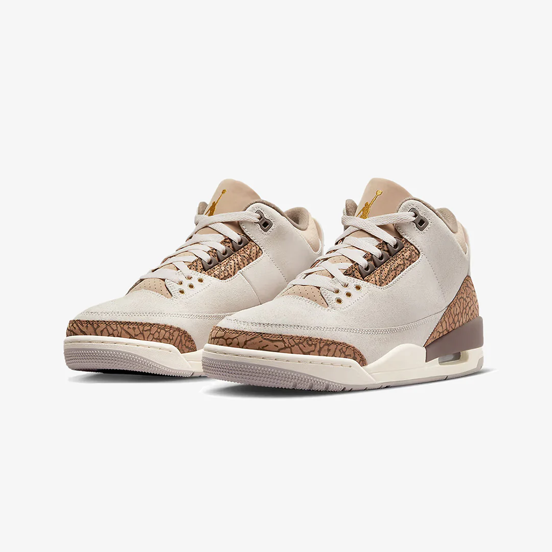 Jordan | AIR JORDAN 3 RETRO { LT OREWOOD BRN/METALLIC GOLD - Image 2