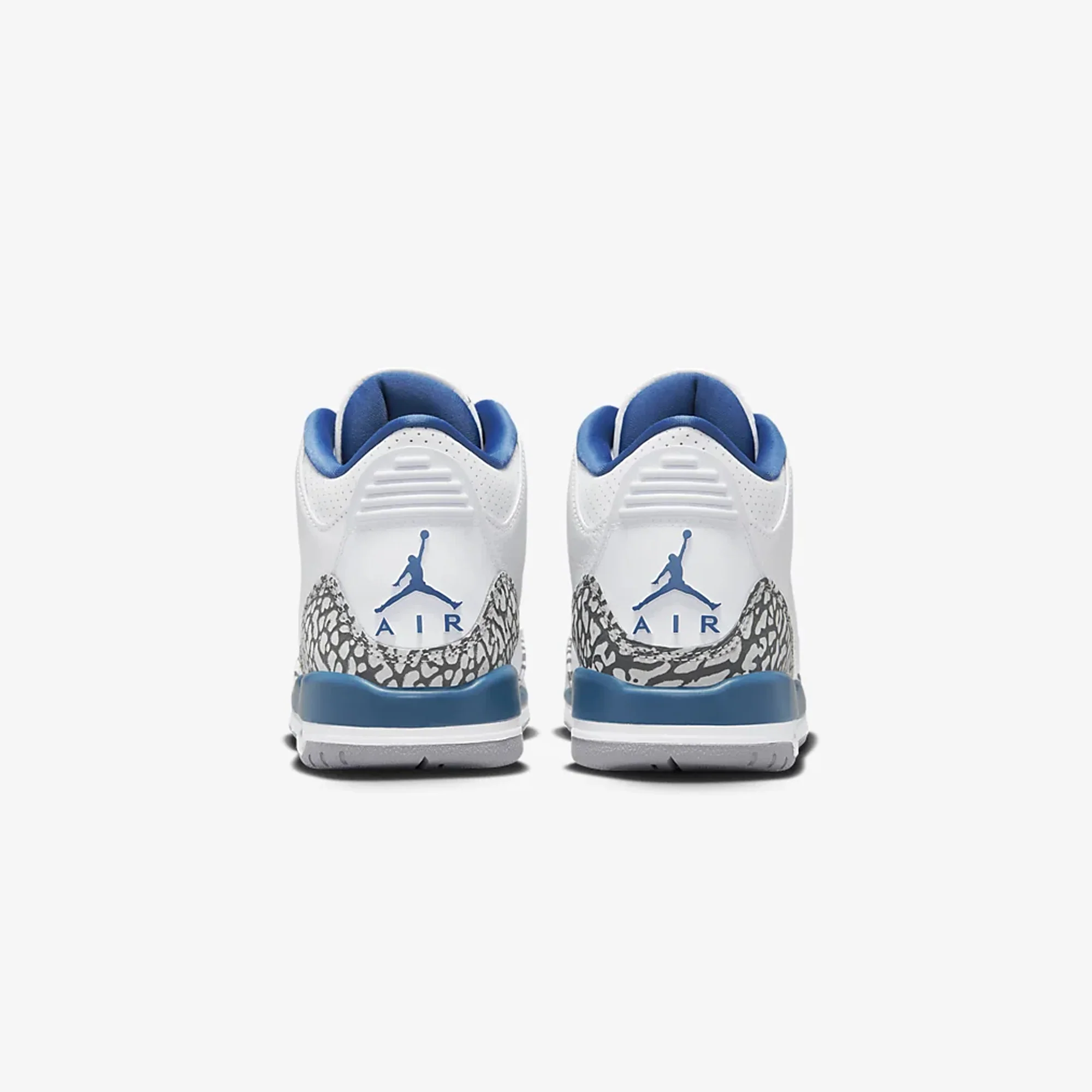 Jordan | AIR JORDAN 3 RETRO  { WHITE/TRUE BLUE - Image 3