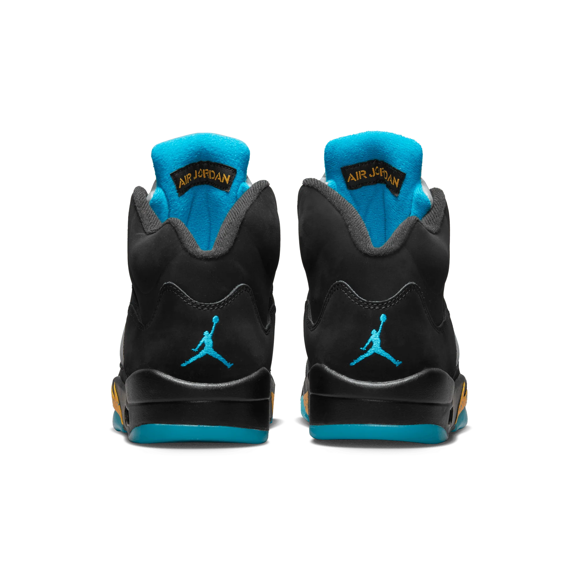 Jordan | AIR JORDAN 5 RETRO { BLACK/AQUATONE-TAXI - Image 3
