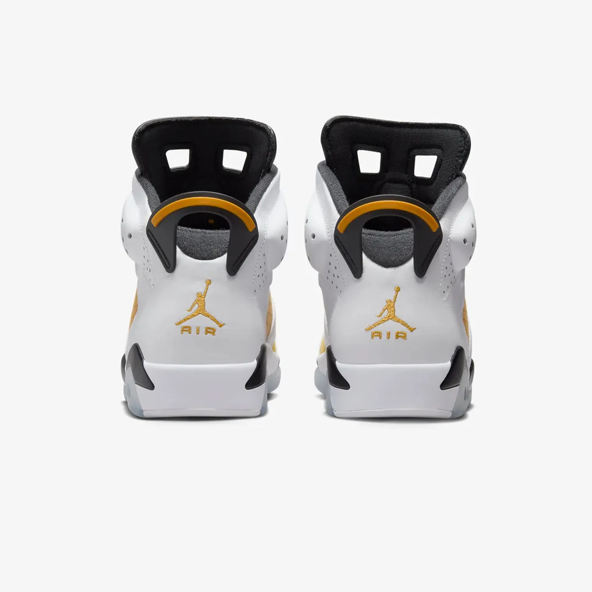 Jordan | AIR JORDAN 6 RETRO { WHITE/YELLOW OCHRE-BLACK - Image 3