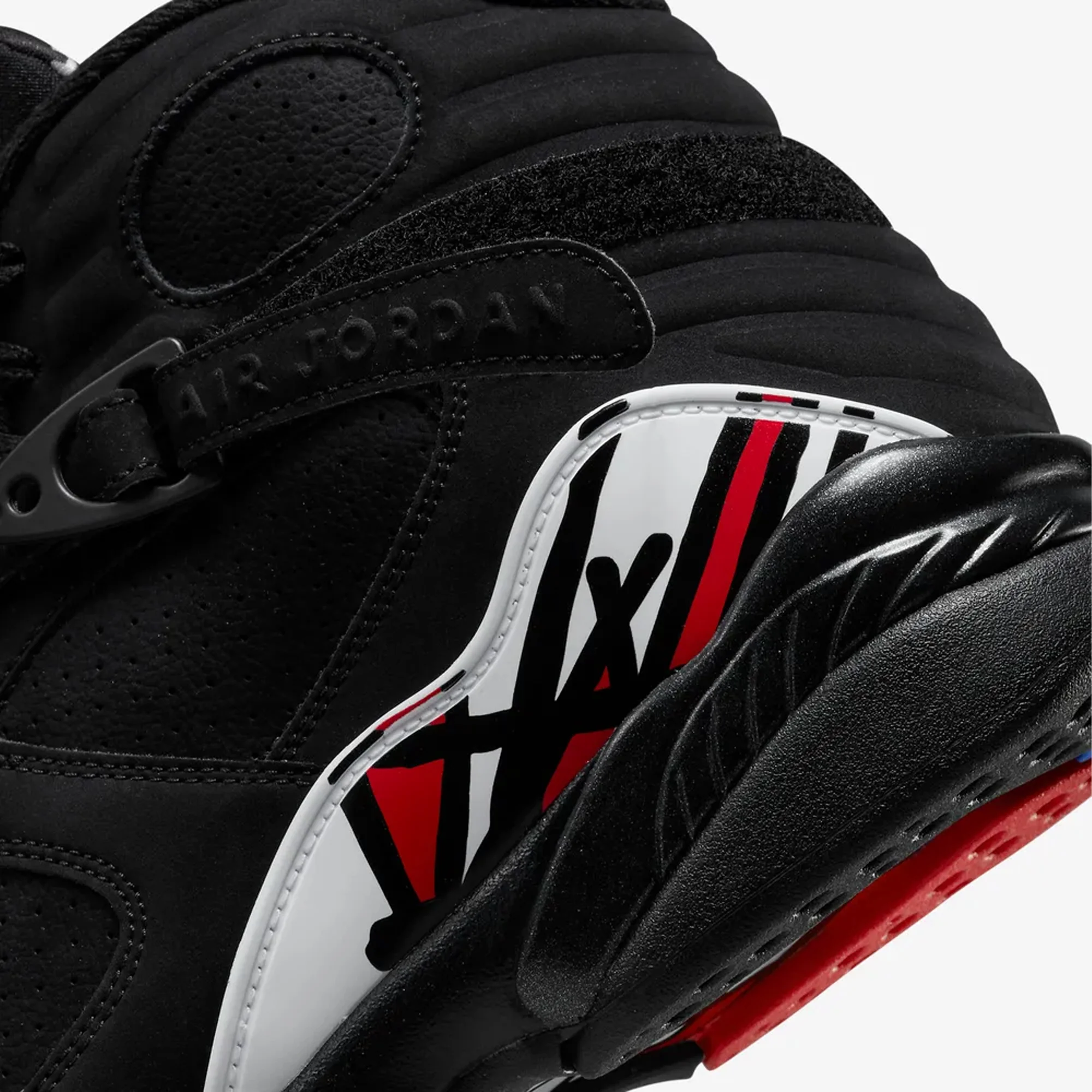 Jordan | AIR JORDAN 8 RETRO  { BLACK/TRUE RED-WHITE - Image 5