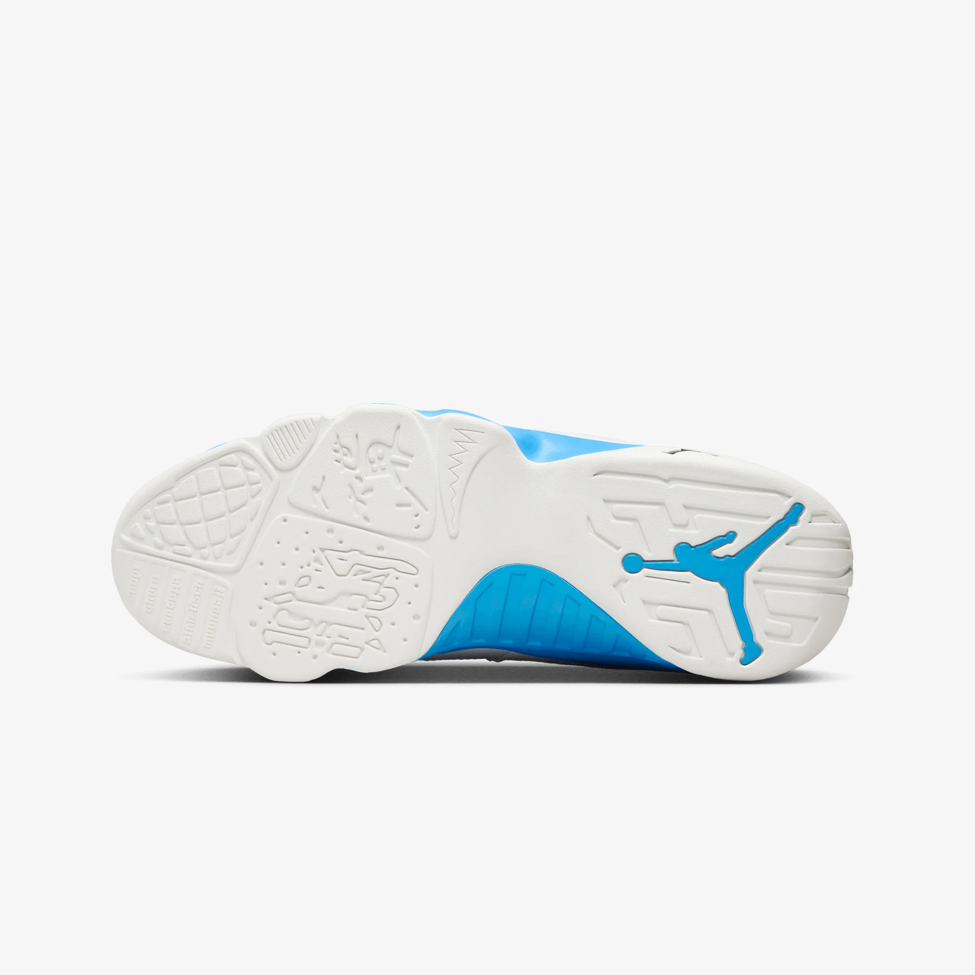 Jordan | AIR JORDAN 9 RETRO { SUMMIT WHITE/BLACK-DK POWDER BLUE - Image 6