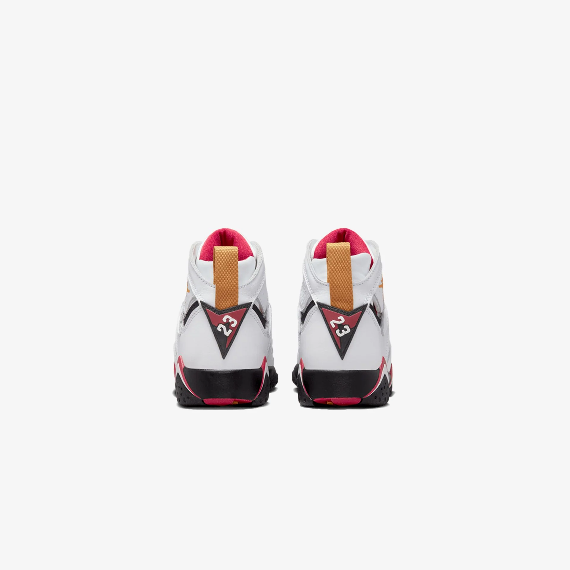 Jordan | AIR JORDAN RETRO 7 { WHITE/BLACK-CARDINAL RED-CHUTNEY (GS) - Image 3
