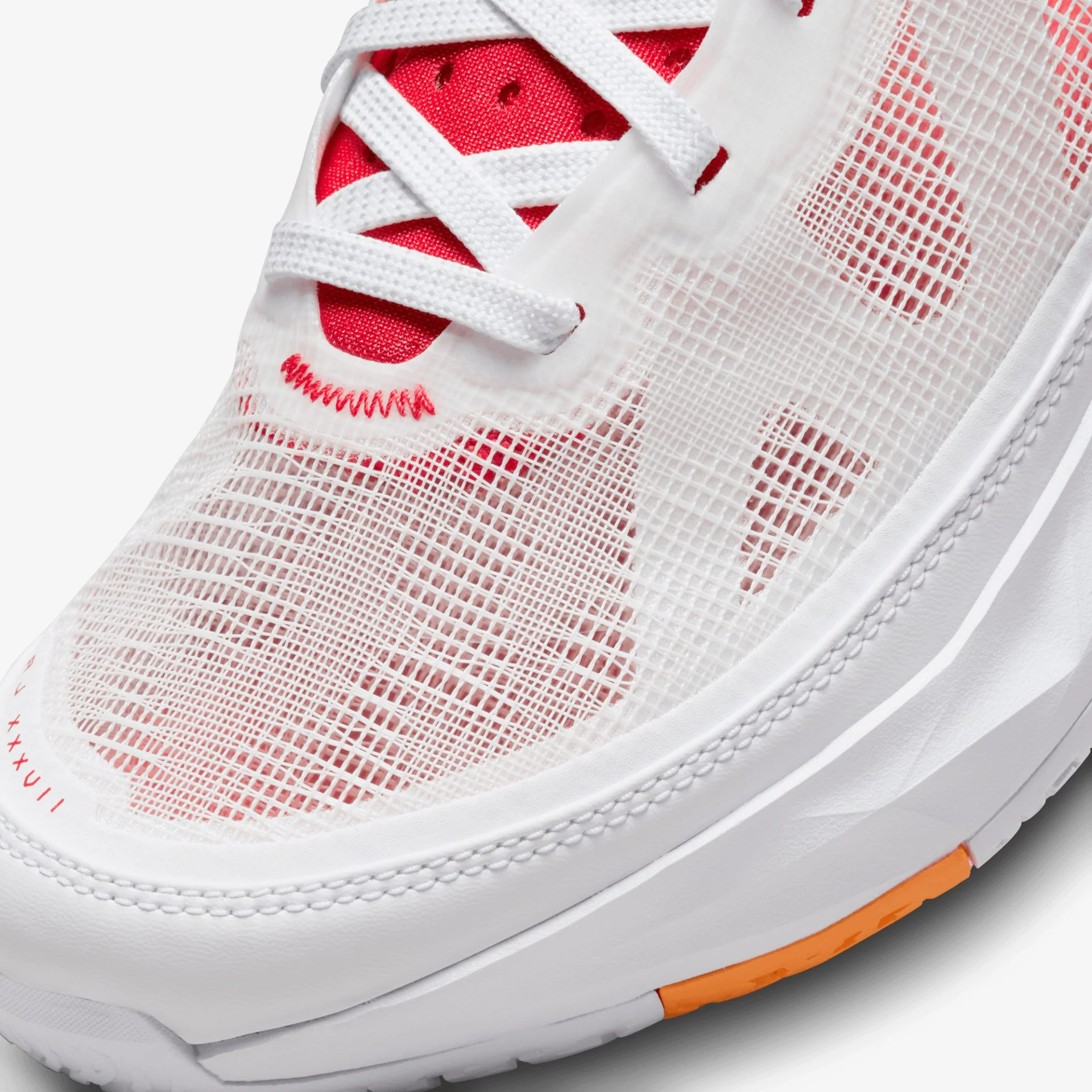 Jordan | AIR JORDAN XXXVII PF  { WHITE/TRUE RED - Image 4