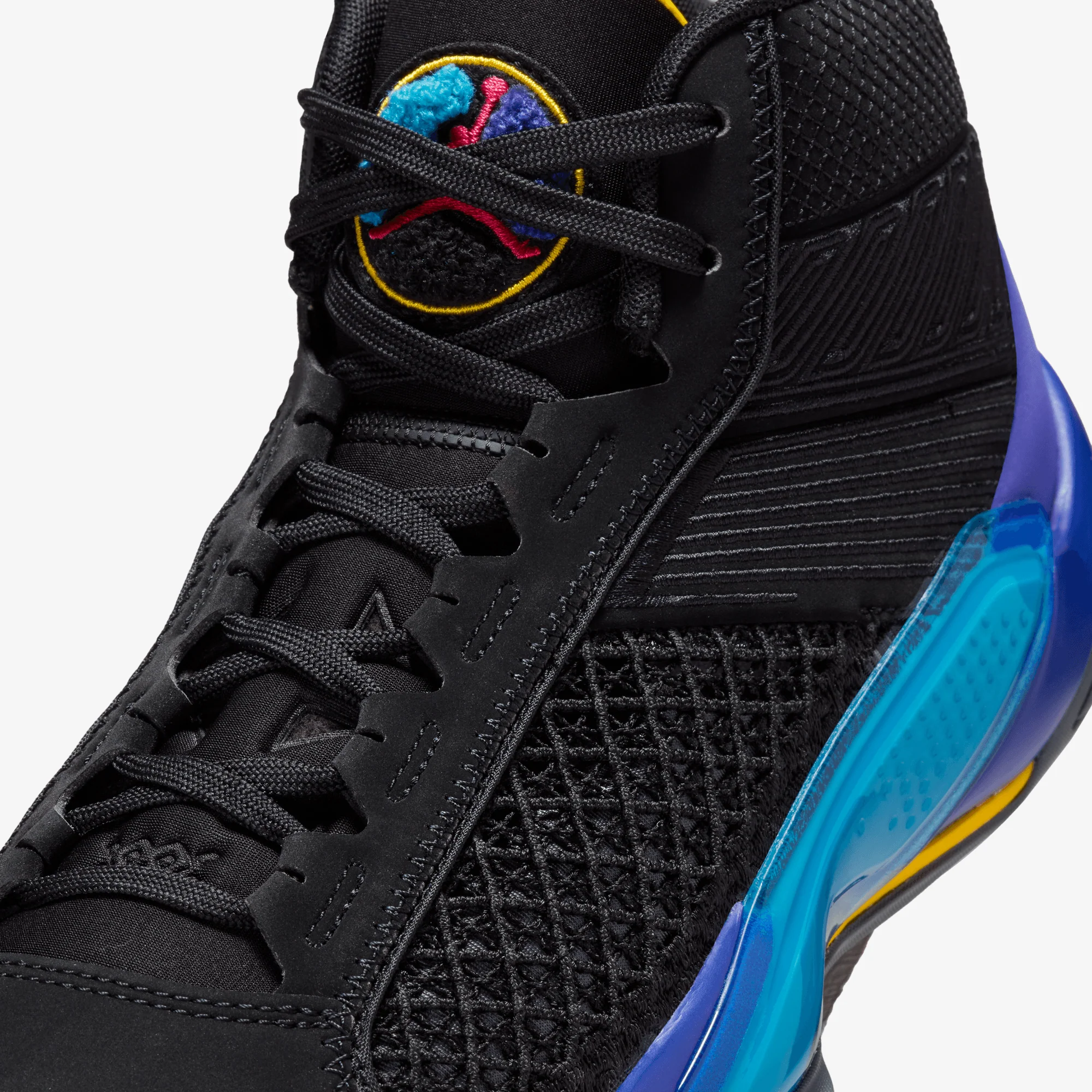 Jordan | AIR JORDAN XXXVIII "AQUA" PF { BLACK/TRUE RED-BRIGHT CONCORD-AQUATONE - Image 4