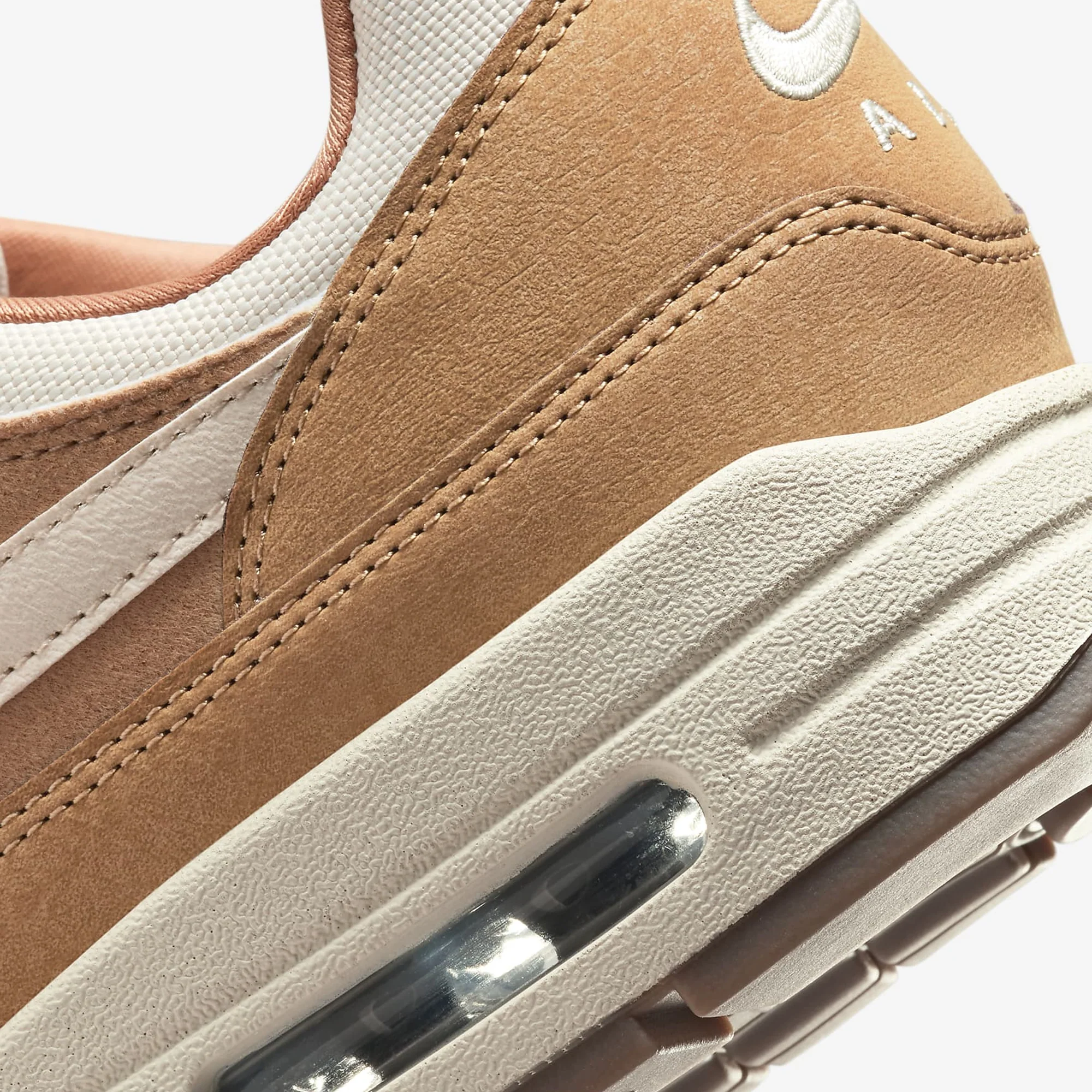 Nike | AIR MAX 1 '87 { FLAX/COCONUT MILK-SESAME-VINTAGE GREEN - Image 5
