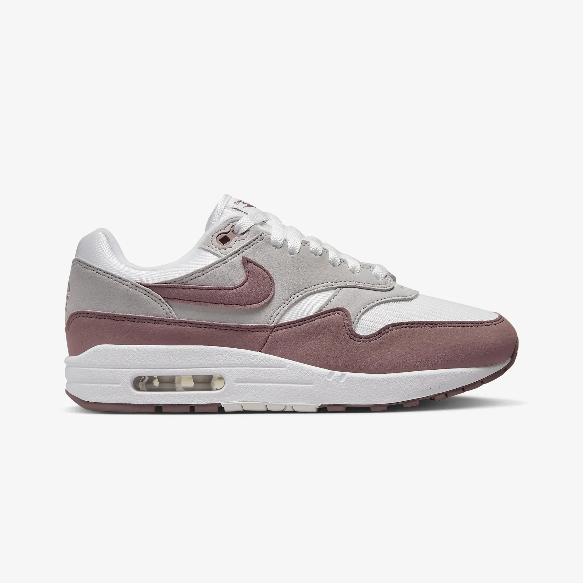 Nike | AIR MAX 1 { SUMMIT WHITE/SMOKEY MAUVE-LT IRON ORE
