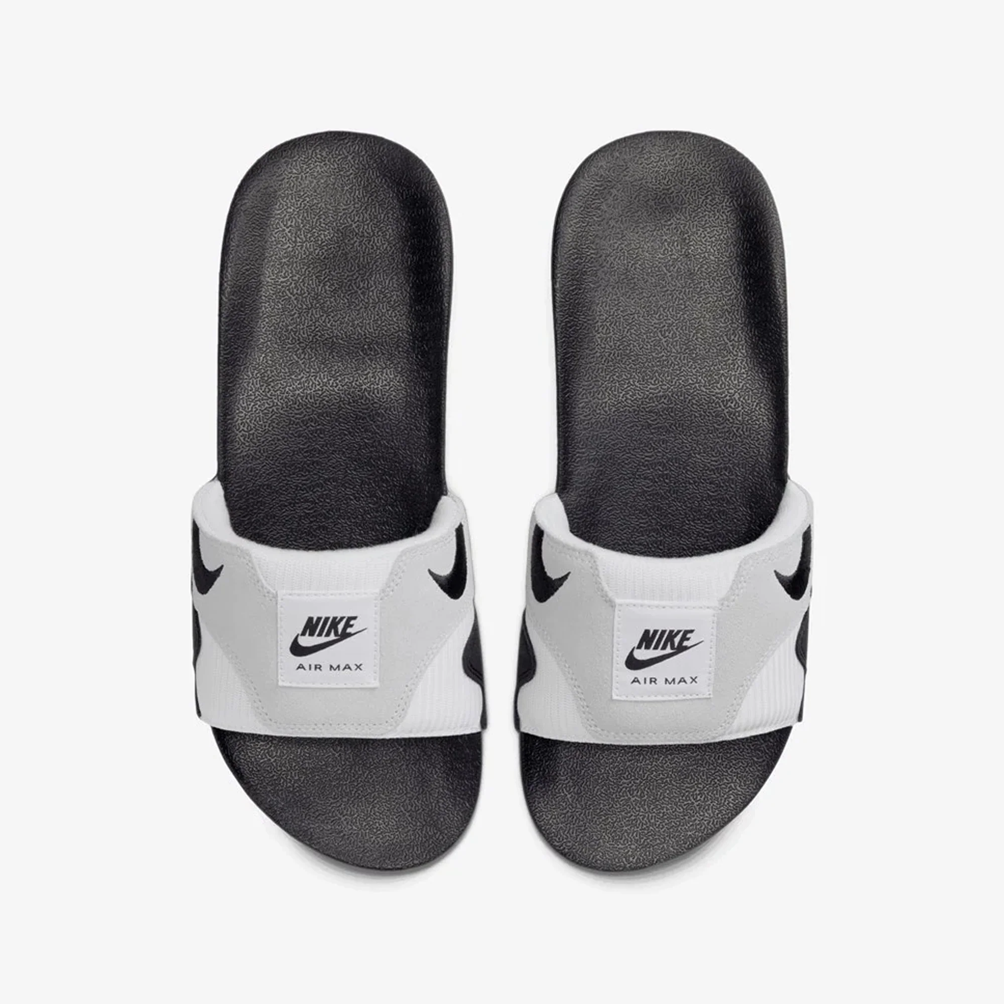 Nike | AIR MAX 1 SLIDE { WHITE/BLACK - Image 2