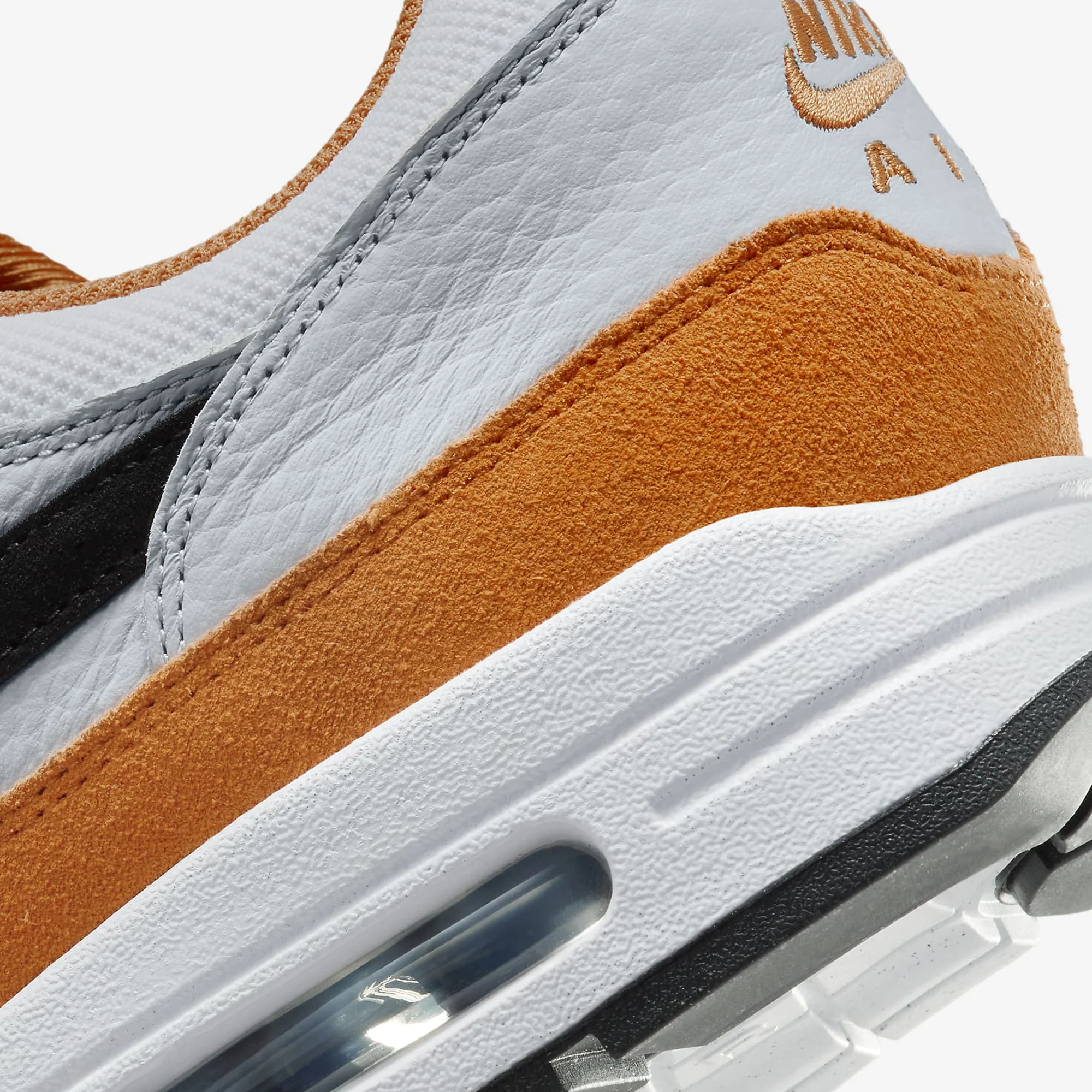 Nike | AIR MAX 1  { WHITE/BLACK-MONARCH-PURE PLATINUM - Image 5