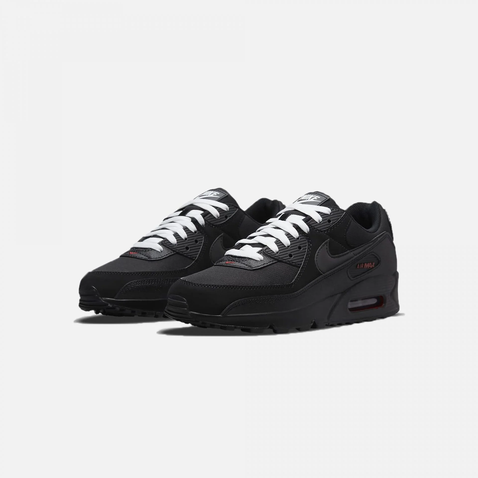 Nike | AIR MAX 90 { BLACK / RED - Image 2
