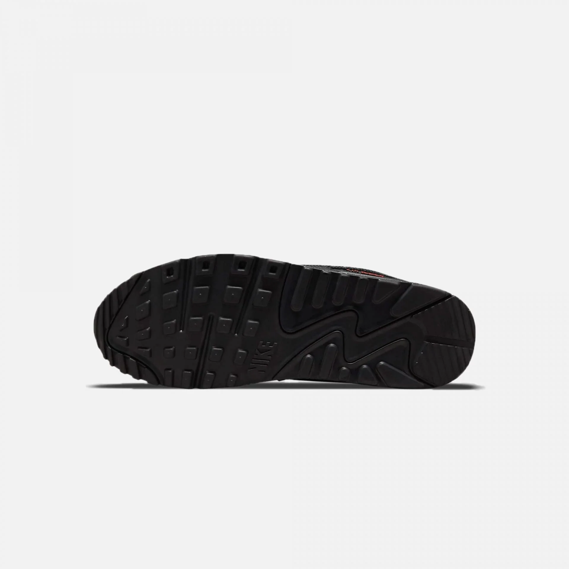 Nike | AIR MAX 90 { BLACK / RED - Image 4