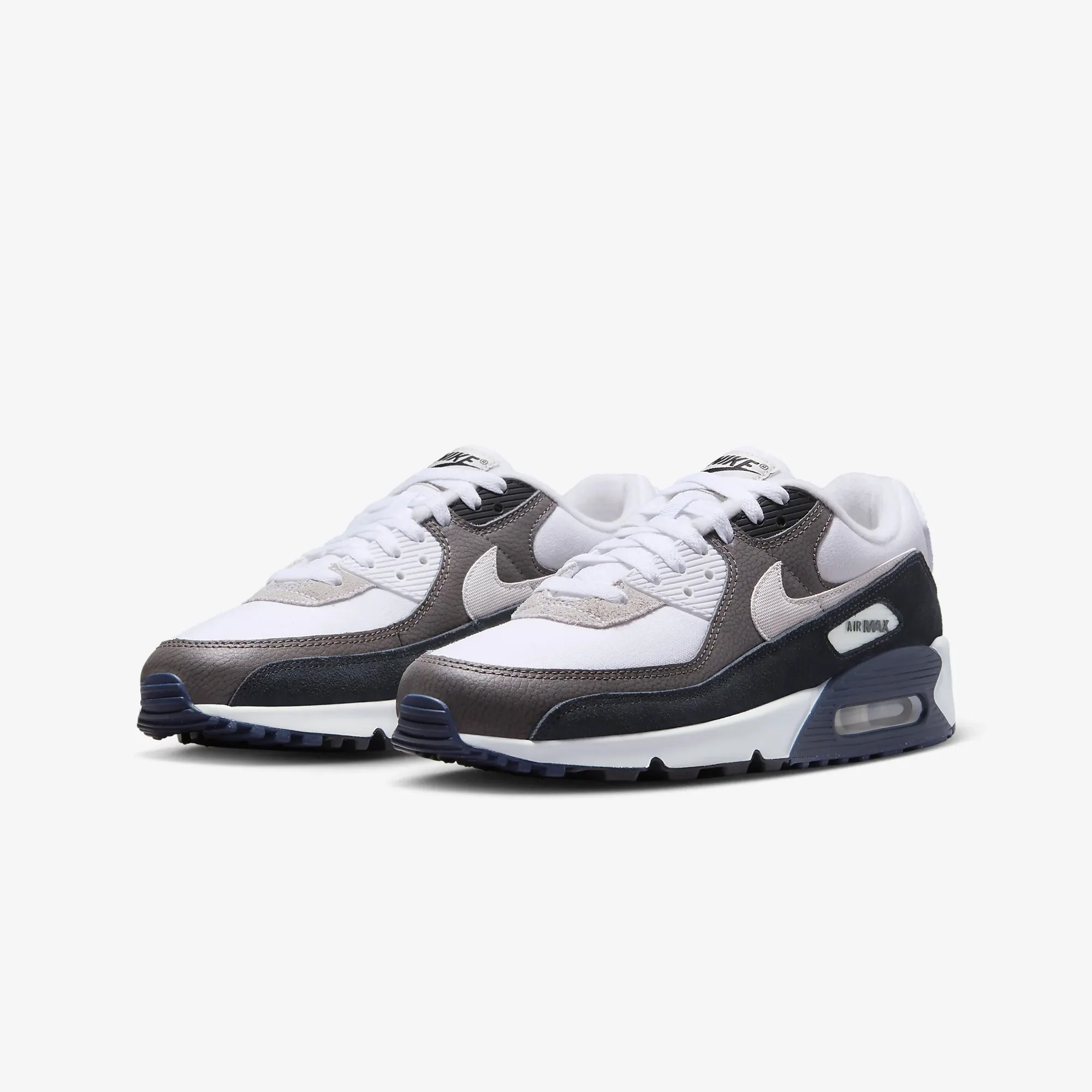 Nike | AIR MAX 90 { FLAT PEWTER/WHITE-BLACK-OBSIDIAN - Image 2