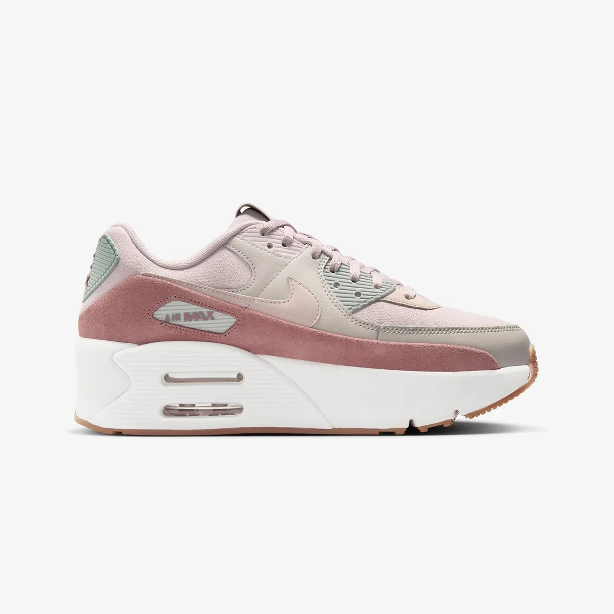 Nike | AIR MAX 90 LV8 { LT IRON ORE/PLATINUM VIOLET-LIGHT PUMICE