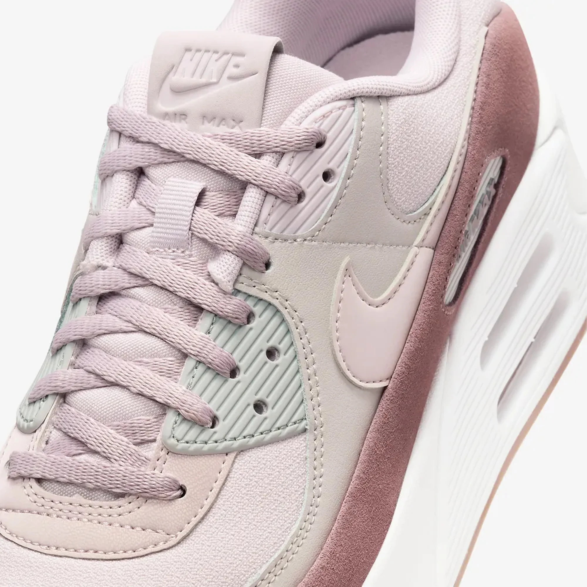 Nike | AIR MAX 90 LV8 { LT IRON ORE/PLATINUM VIOLET-LIGHT PUMICE - Image 4