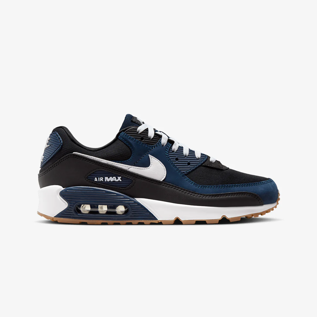 Nike | AIR MAX 90 { MIDNIGHT NAVY/WHITE-BLACK-GUM MED BROWN