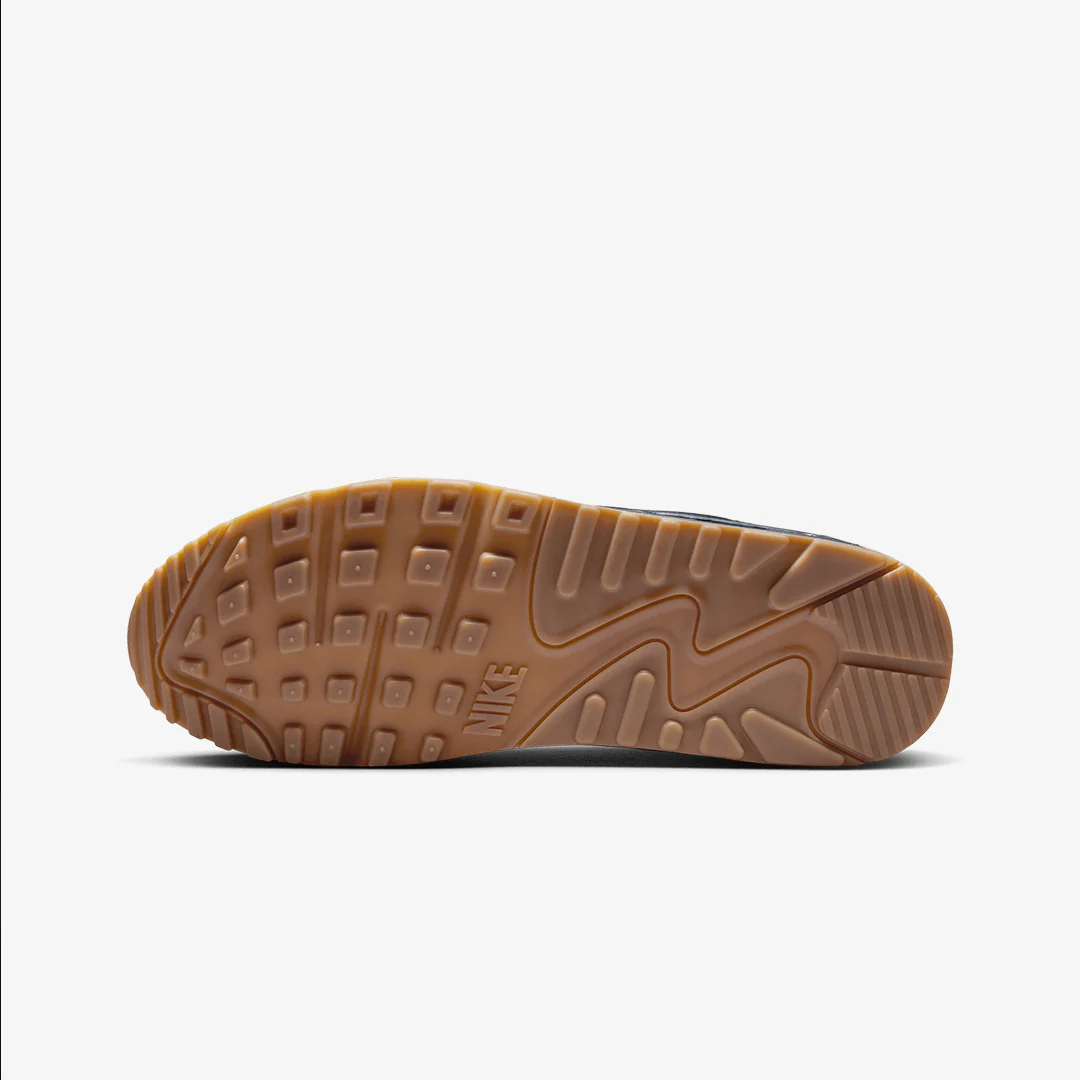 Nike | AIR MAX 90 { MIDNIGHT NAVY/WHITE-BLACK-GUM MED BROWN - Image 6