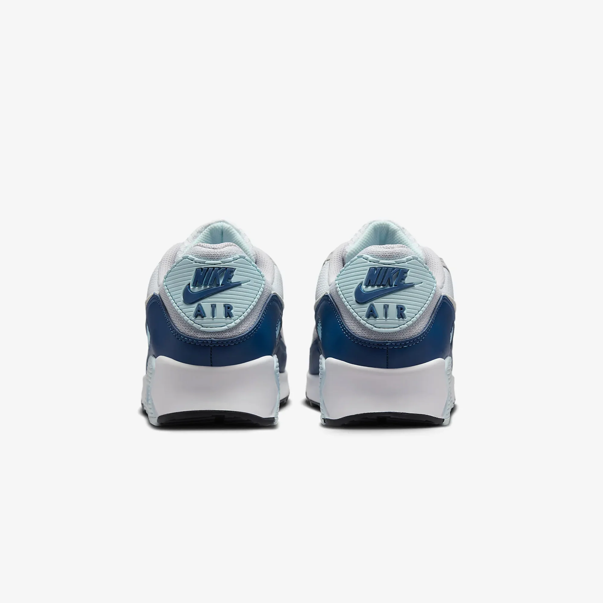 Nike | AIR MAX 90 { PURE PLATINUM/WHITE-GLACIER BLUE - Image 3