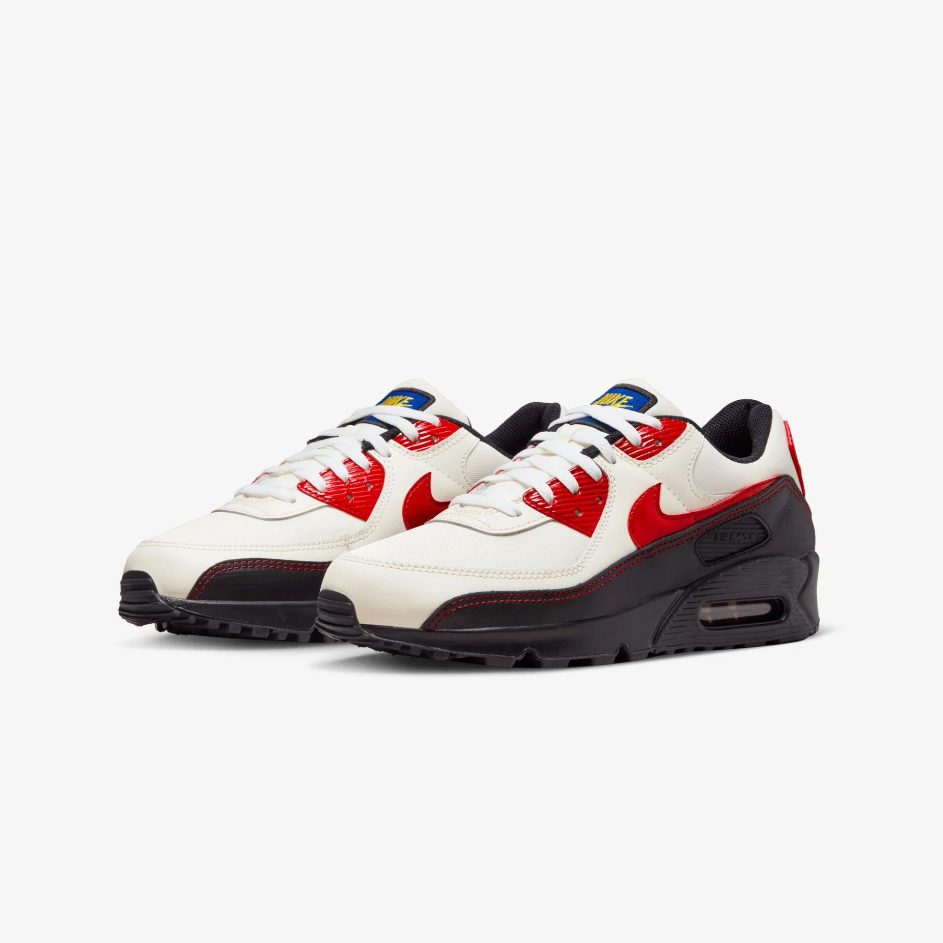 Nike | AIR MAX 90 SE { SAIL / UNIVERSITY RED - Image 2