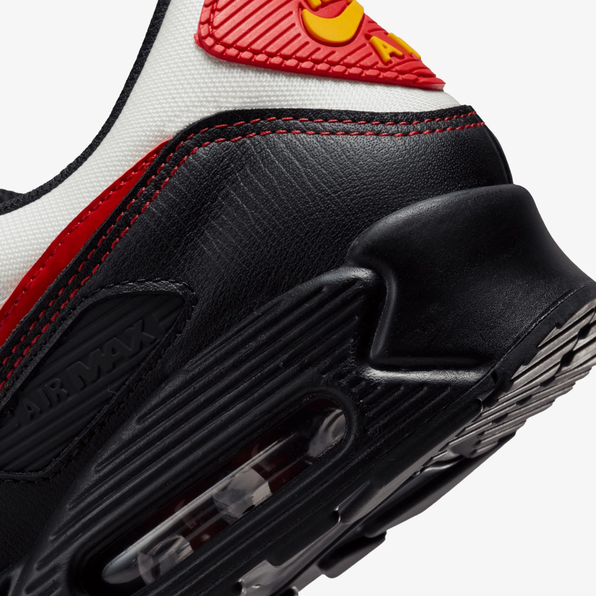 Nike | AIR MAX 90 SE { SAIL / UNIVERSITY RED - Image 4