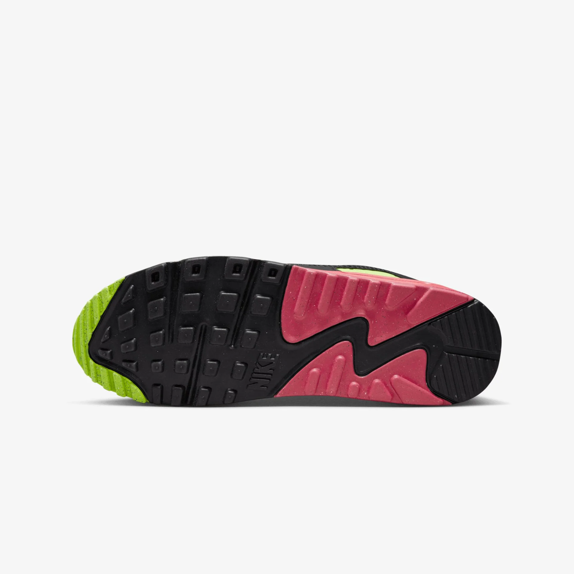 Nike | AIR MAX 90 { WHITE/BLACK-VOLT-RUSH PINK - Image 6