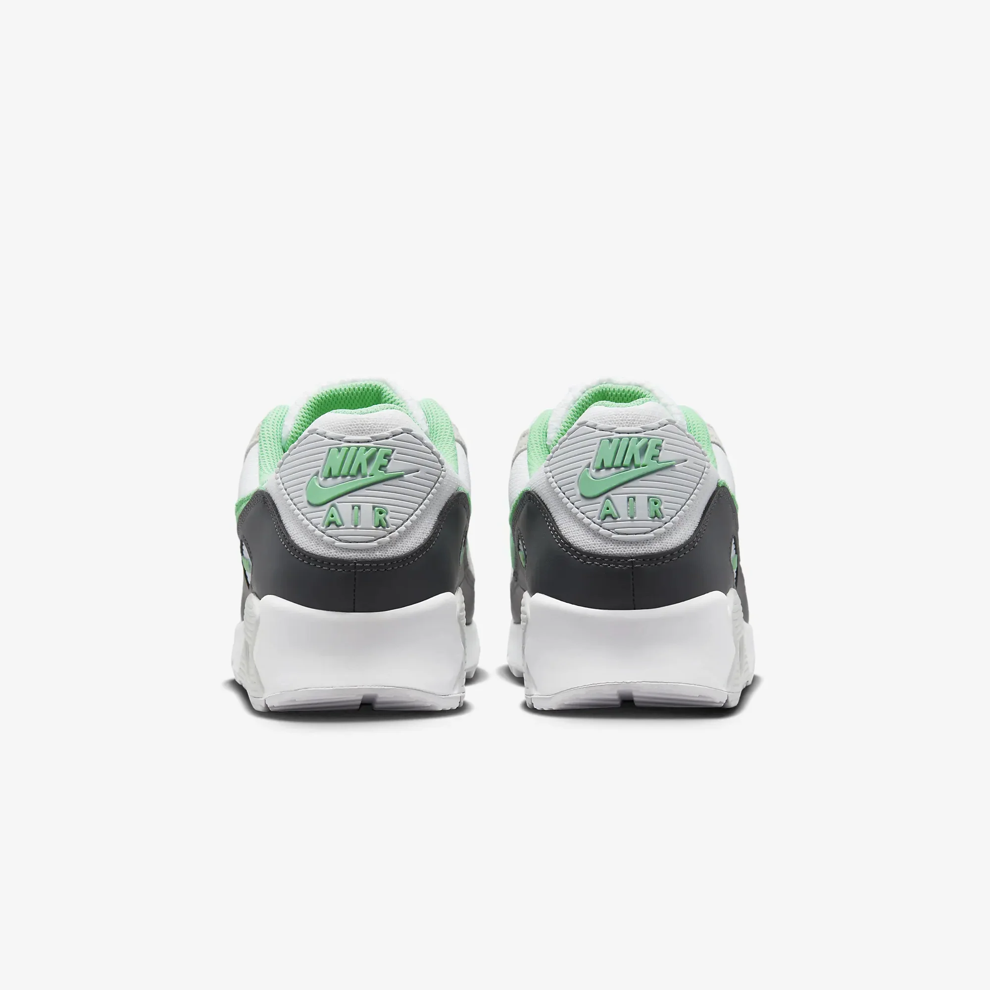 Nike | AIR MAX 90 { WHITE/SPRING GREEN-ANTHRACITE - Image 3