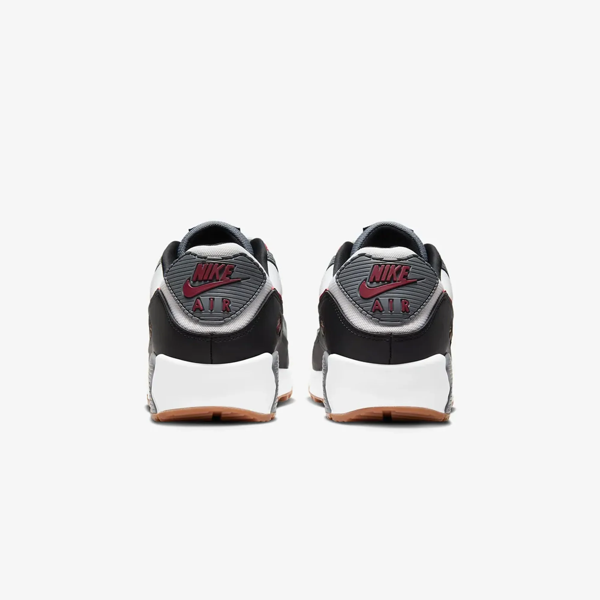 Nike | AIR MAX 90 { WHITE/TEAM RED-COOL GREY-BLACK - Image 3