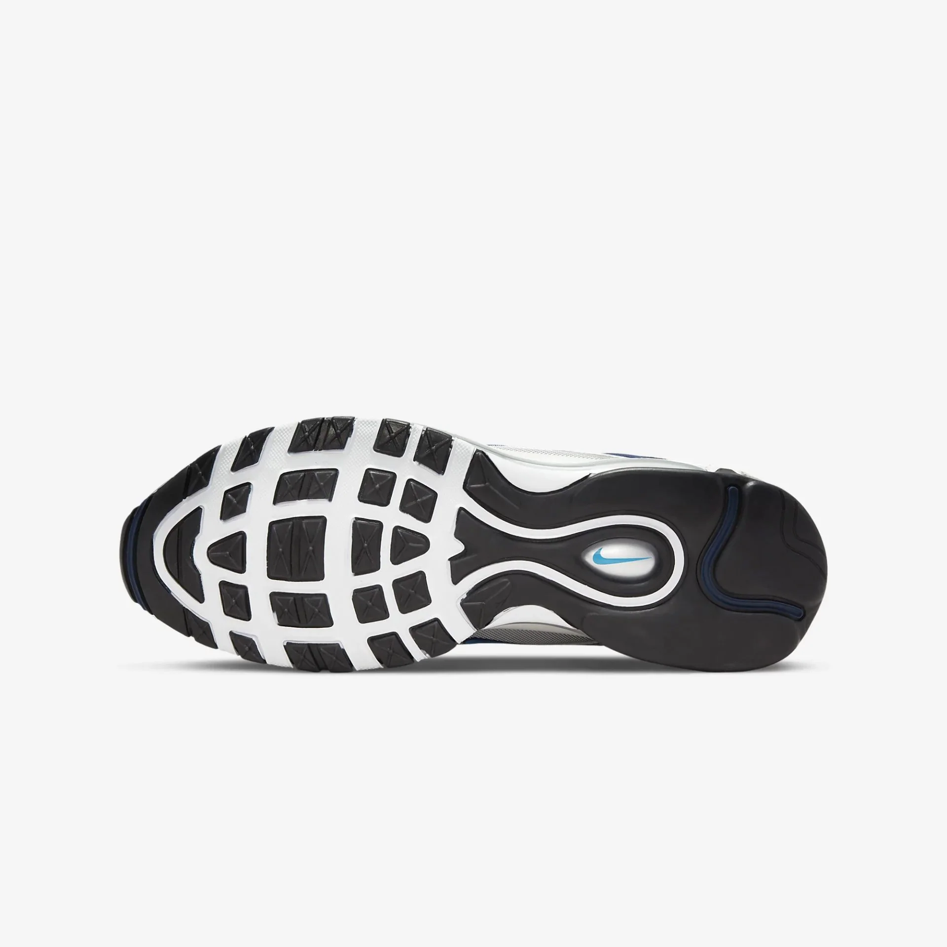 Nike | AIR MAX 97 { METALLIC SILVER/MIDNIGHT NAVY - Image 6