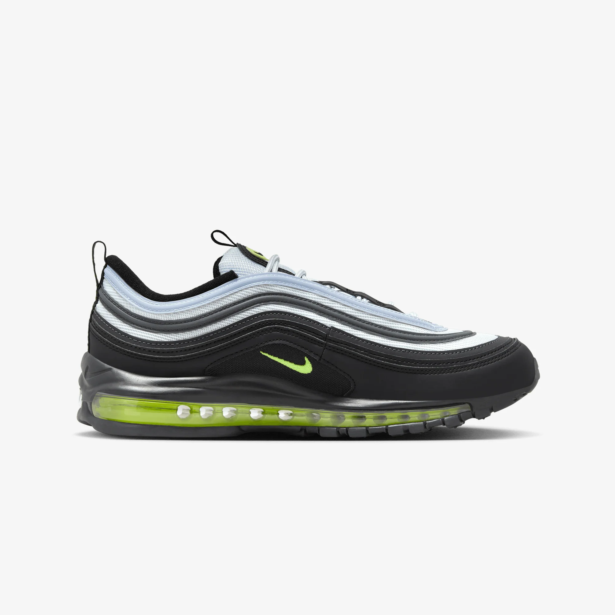 Nike | AIR MAX 97 { PURE PLATINUM/VOLT-BLACK-WHITE