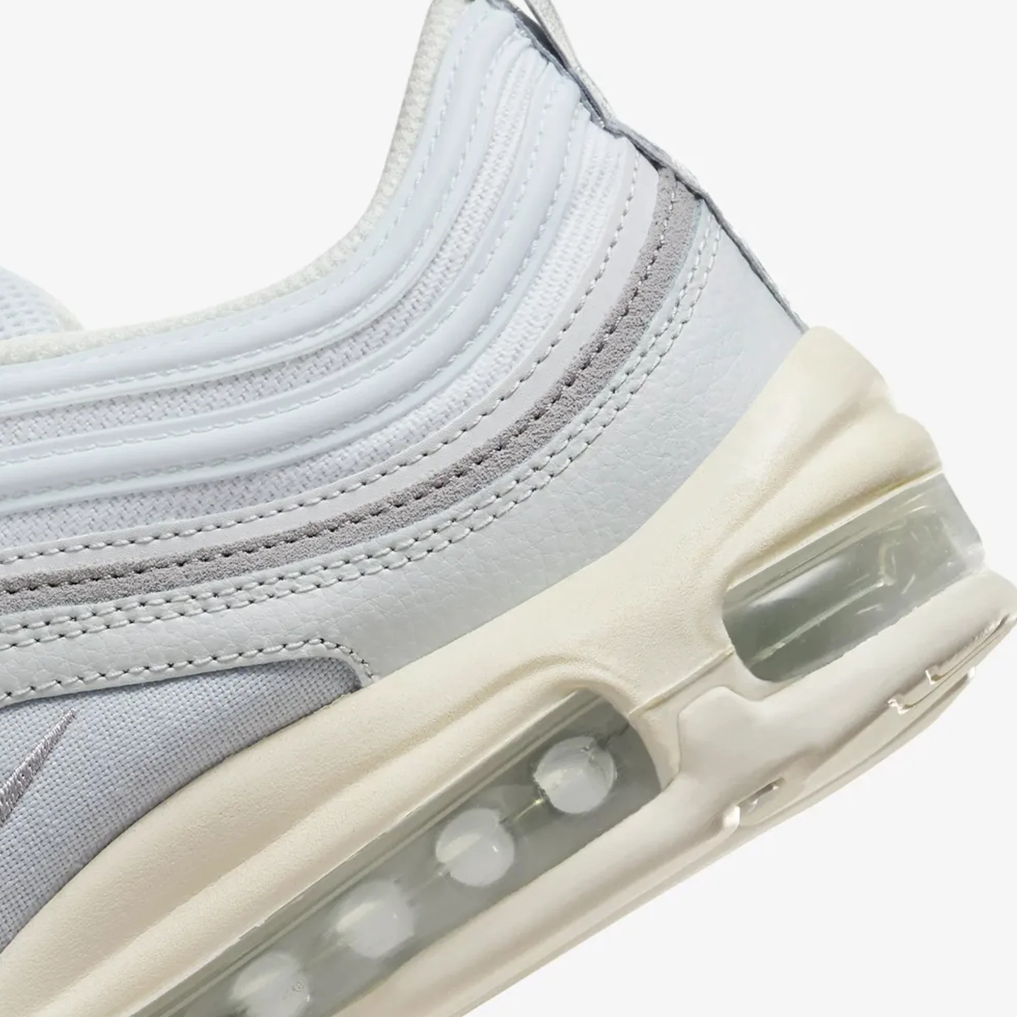 Nike | AIR MAX 97 { PURE PLATINUM/WOLF GREY-WOLF GREY-SAIL - Image 5