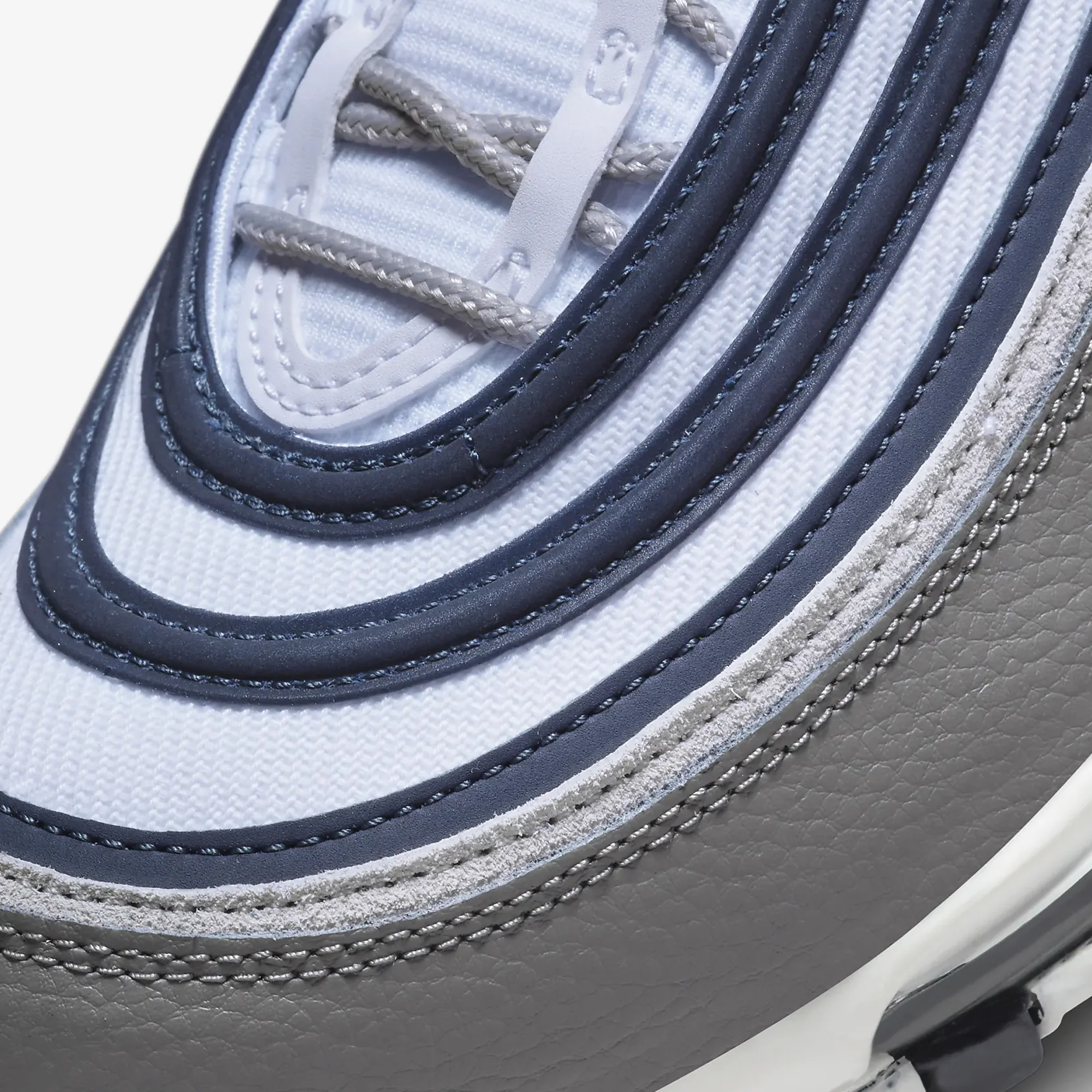 Nike | AIR MAX 97 SE { FLAT PEWTER/WHITE-LIGHT BONE-BLACK - Image 6