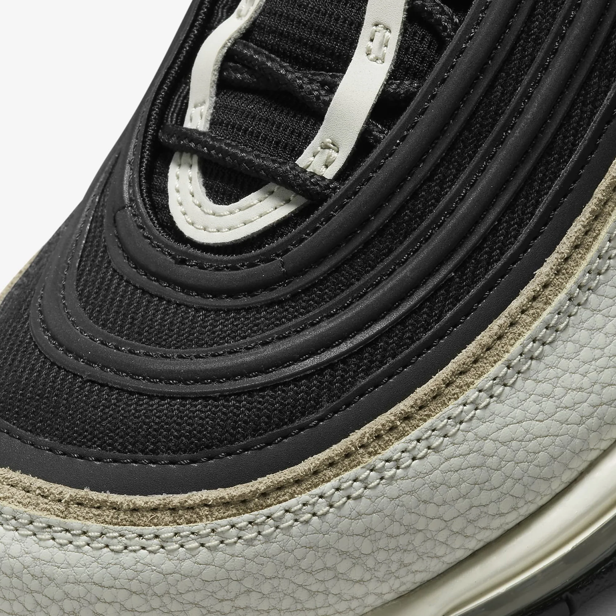 Nike | AIR MAX 97 SE { LIGHT BONE/BLACK-KHAKI-SAIL - Image 4