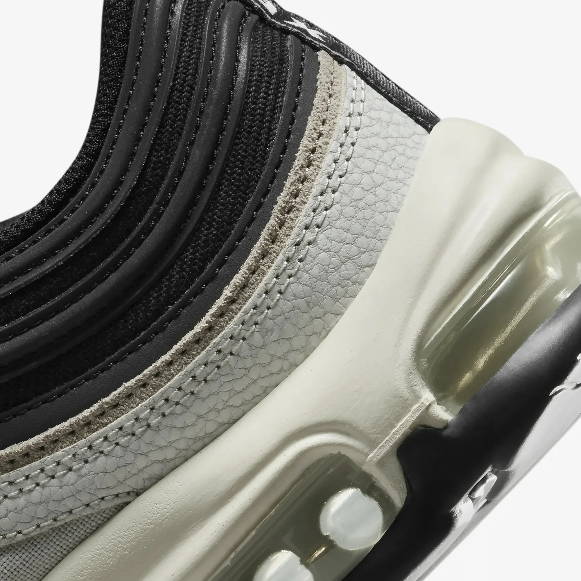 Nike | AIR MAX 97 SE { LIGHT BONE/BLACK-KHAKI-SAIL - Image 5