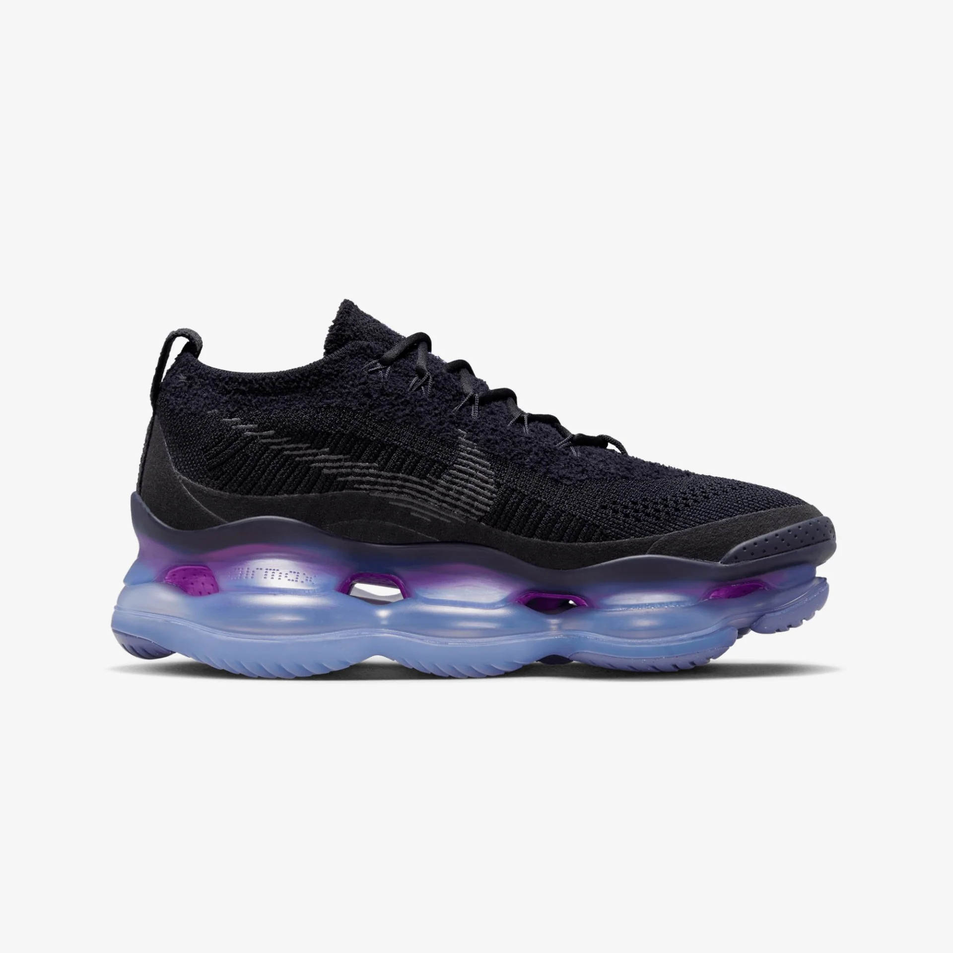 Nike | AIR MAX SCORPION FLYKNIT { BLACK/ANTHRACITE-PERSIAN VIOLET