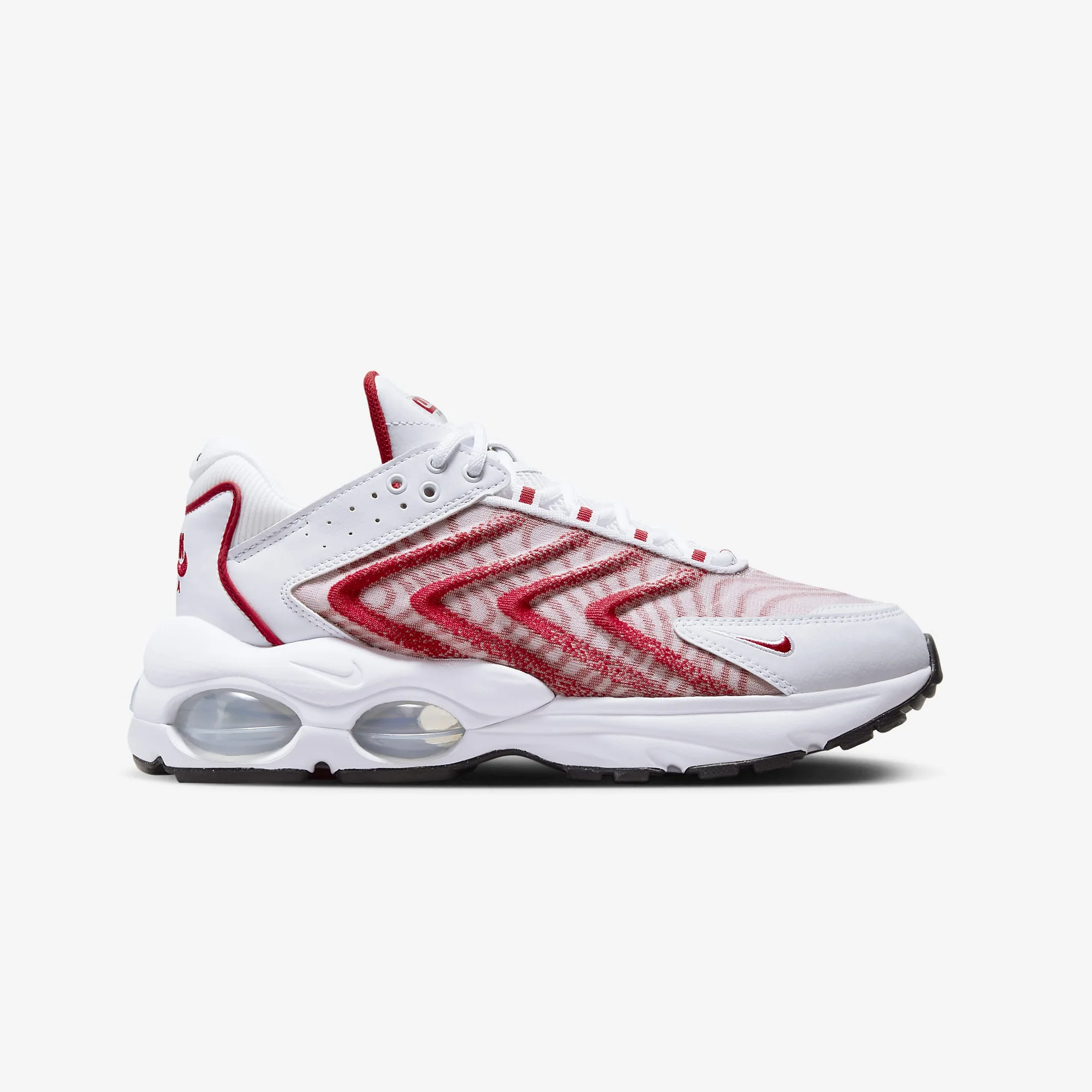 Nike | AIR MAX TW { WHITE/UNIVERSITY RED-WHITE-BLACK
