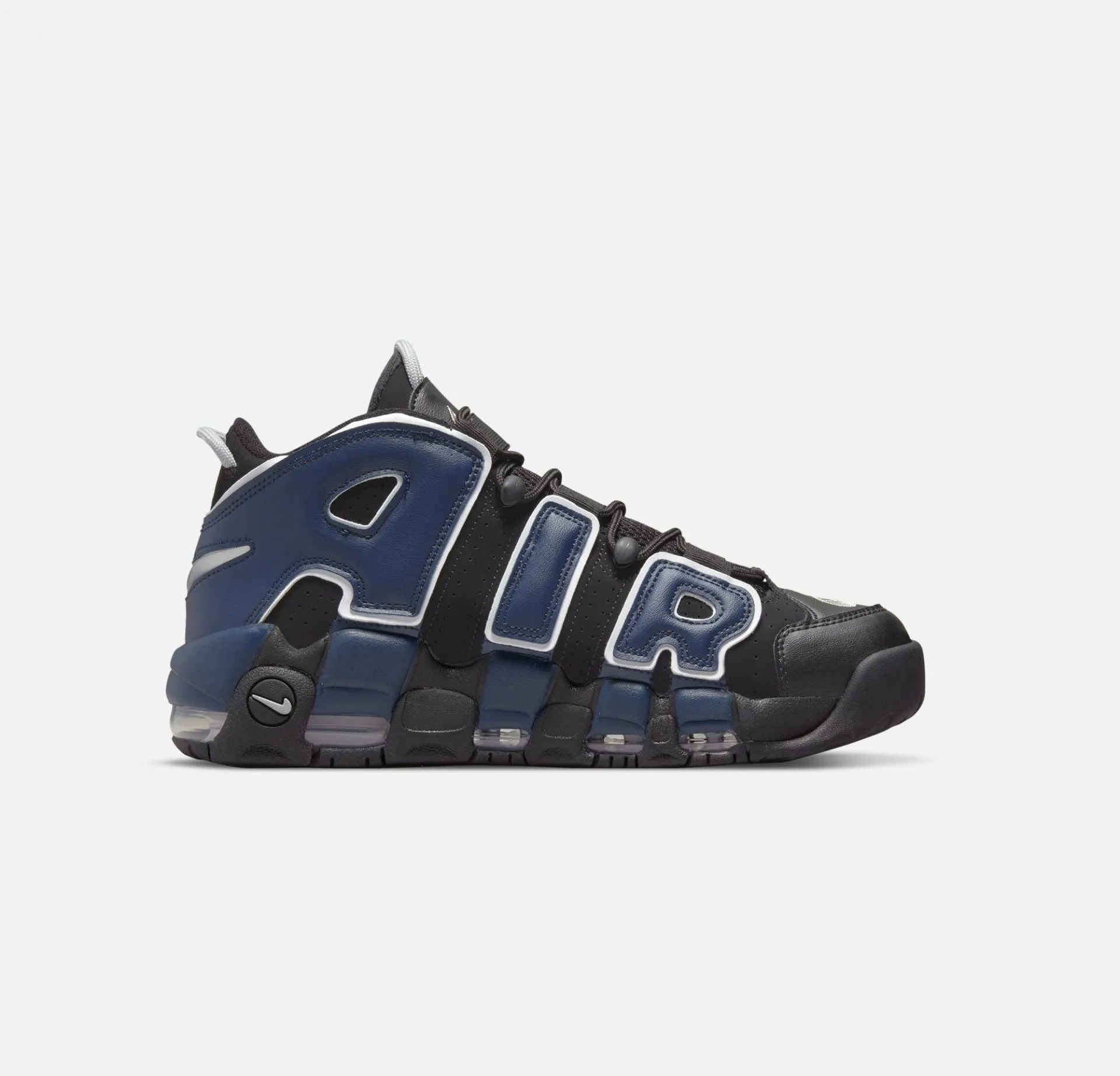 Nike | AIR MORE UPTEMPO '96 { BLACK / UNIVERSITY RED - Image 3