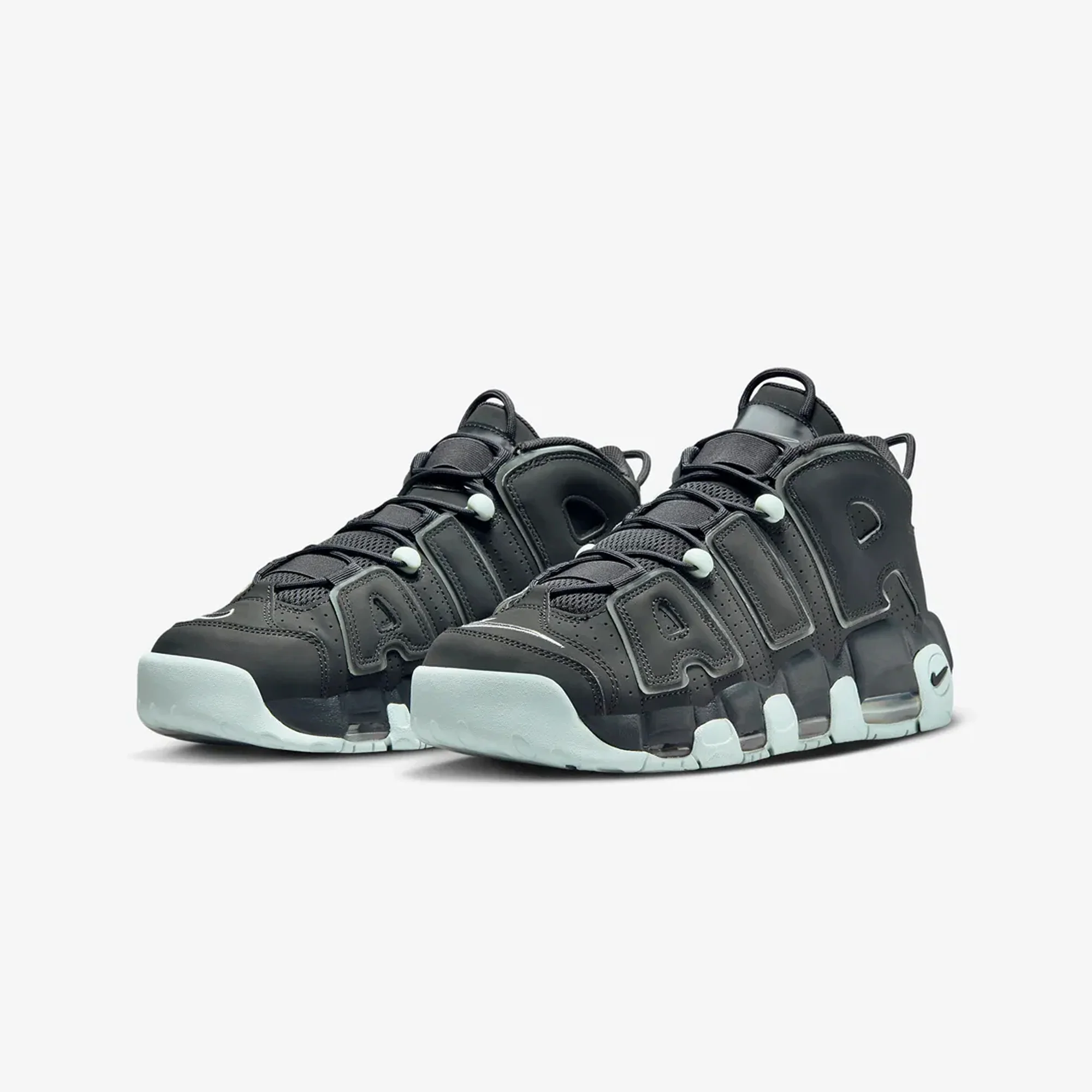 Nike | AIR MORE UPTEMPO '96 { DARK SMOKE GREY - Image 2