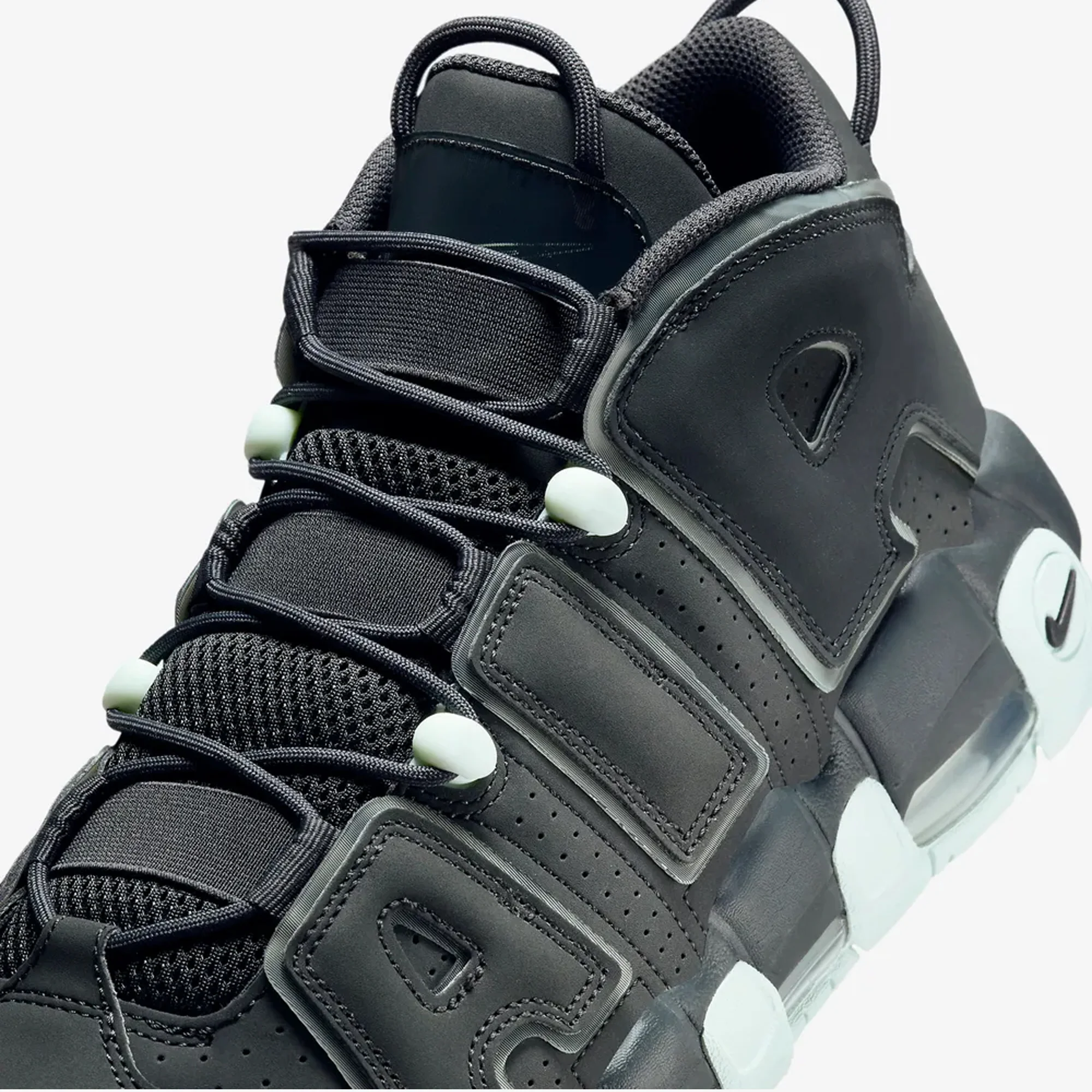 Nike | AIR MORE UPTEMPO '96 { DARK SMOKE GREY - Image 4