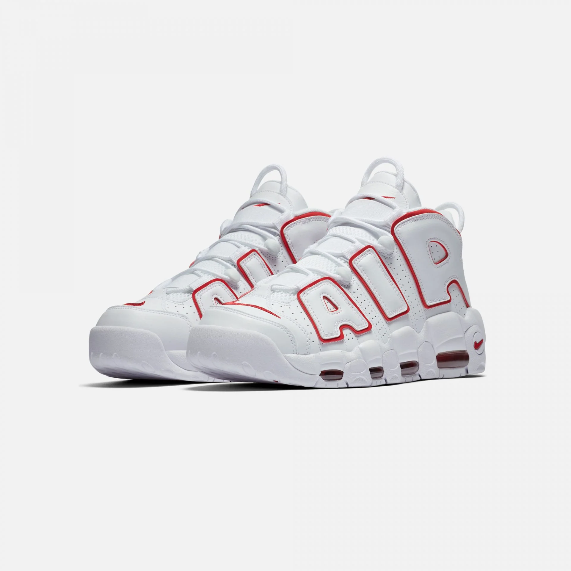 Nike | AIR MORE UPTEMPO '96 WHITE/VARSITY RED - Image 2
