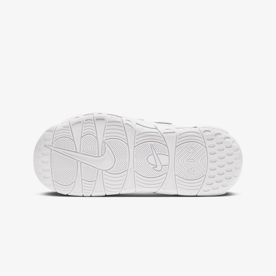 Nike | AIR MORE UPTEMPO { WHITE/UNIVERSITY RED-WHITE - Image 4