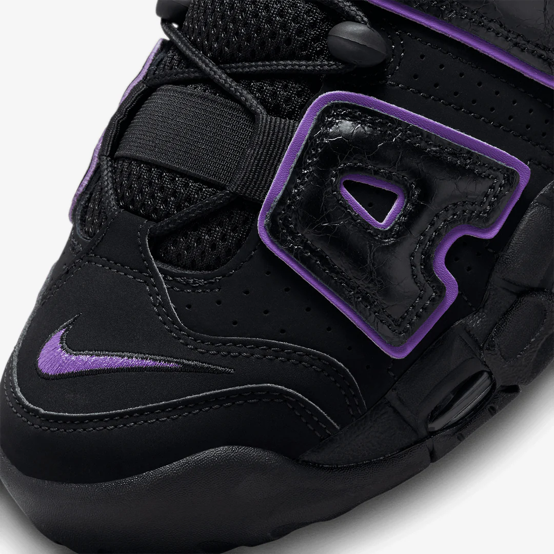 Nike | AIR MORE UPTEMPO'96 { BLACK/ACTION GRAPE - Image 5