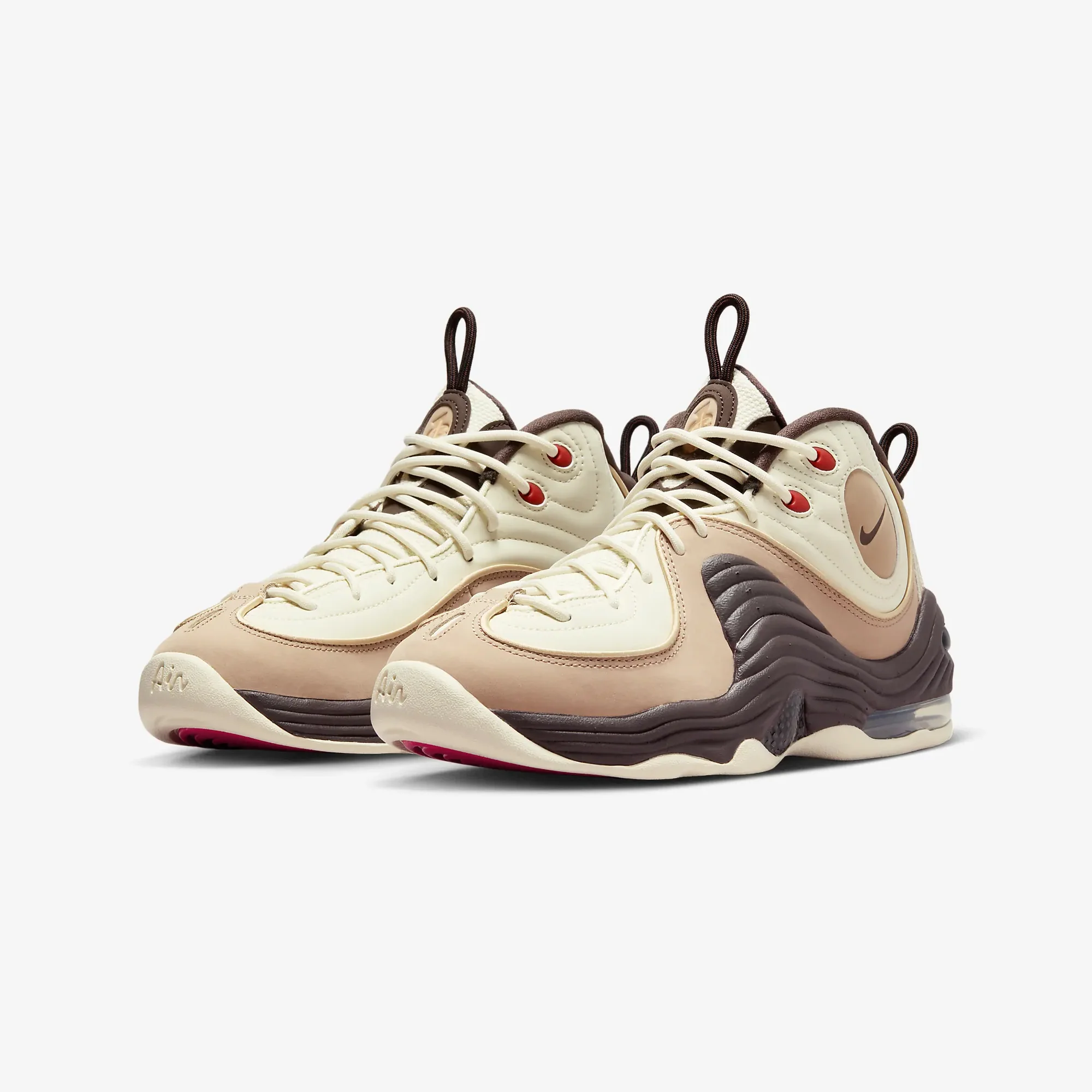 Nike | AIR PENNY 2 { COCONUT MILK/BAROQUE BROWN-HEMP-SESAME - Image 2