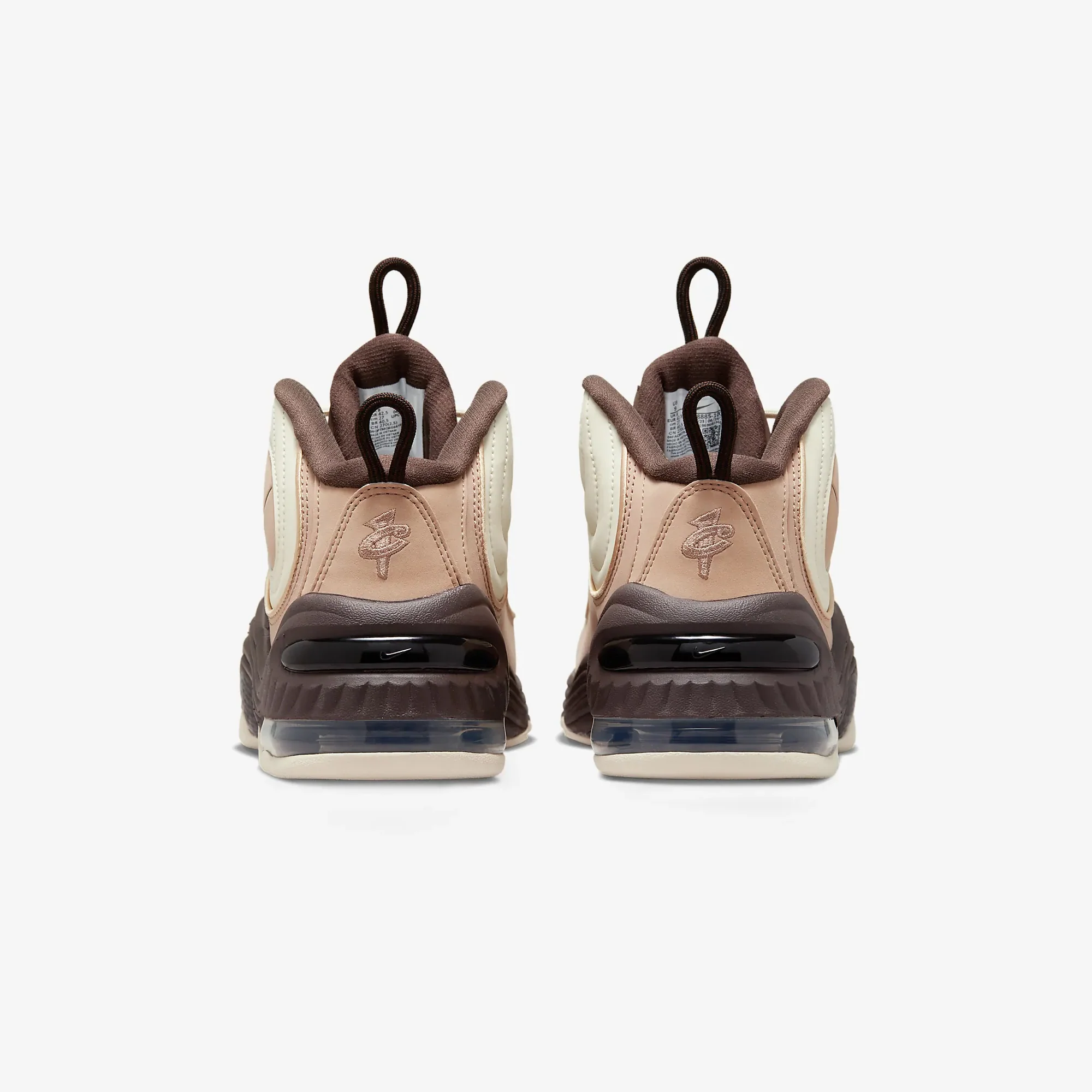Nike | AIR PENNY 2 { COCONUT MILK/BAROQUE BROWN-HEMP-SESAME - Image 3