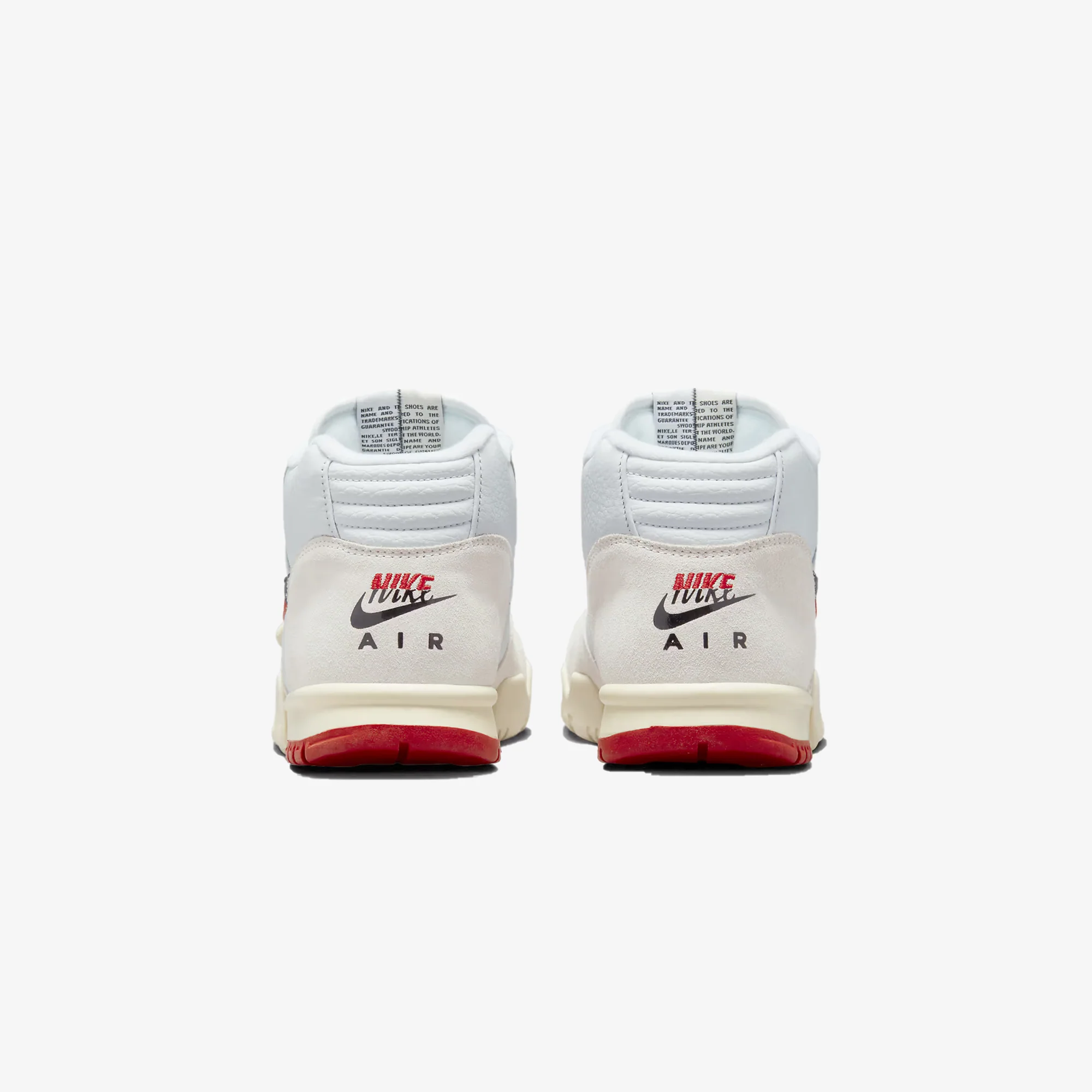 Nike | AIR TRAINER 1  { WHITE/RED - Image 3