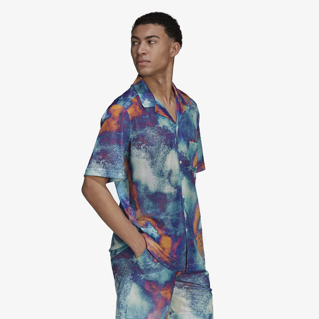 Adidas Originals | ALL OVER PRINT MESH SHIRT { MULTICOLOR - Image 3